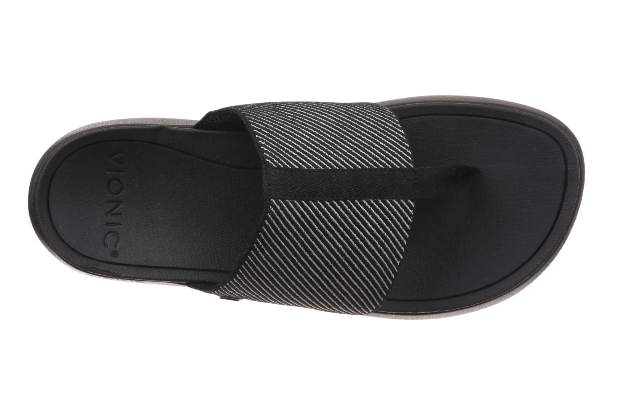 Vionic Aqua Women's Arch Support Thong Sandal - Black - Top