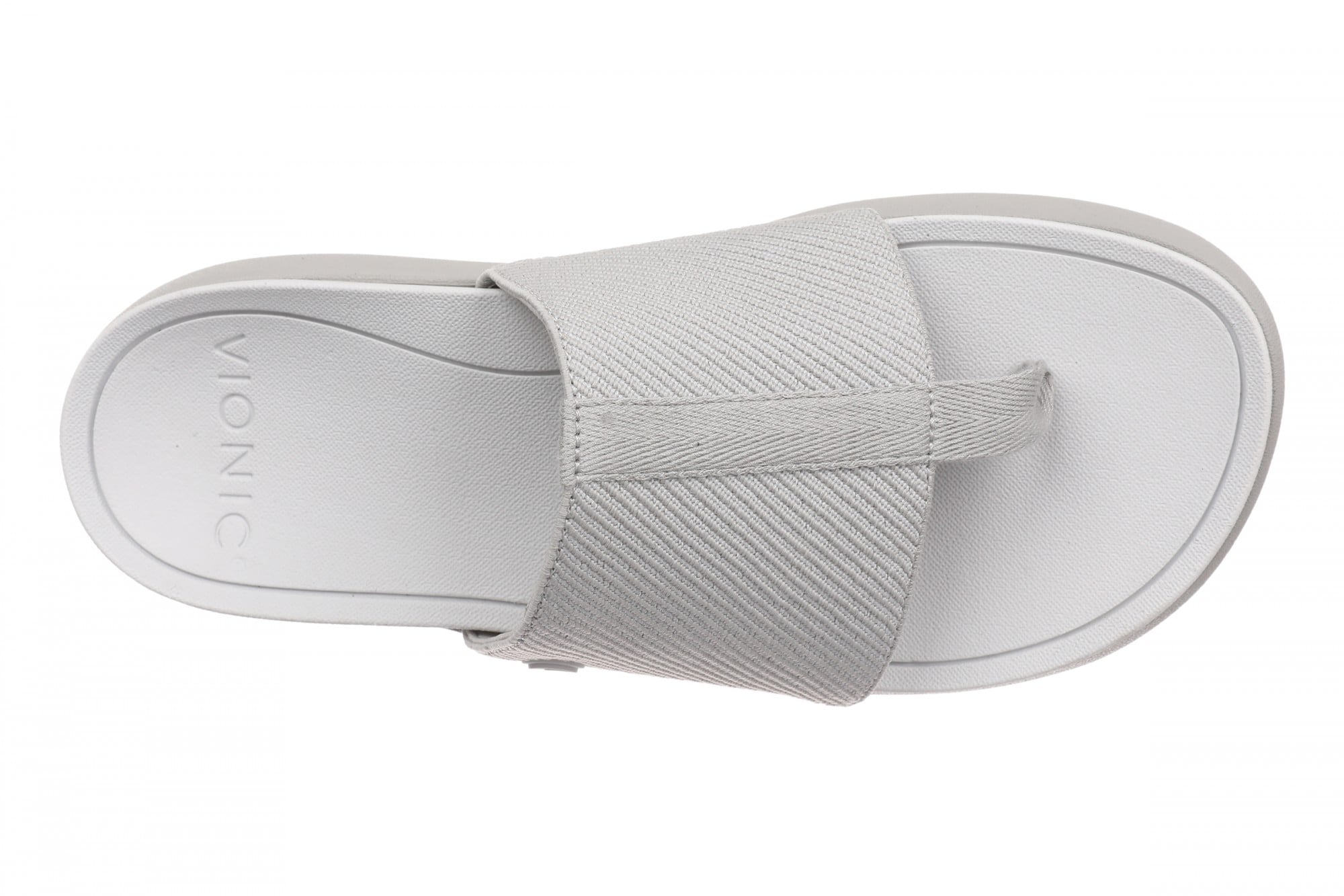 Vionic Aqua Women's Arch Support Thong Sandal - Paloma Grey - Top