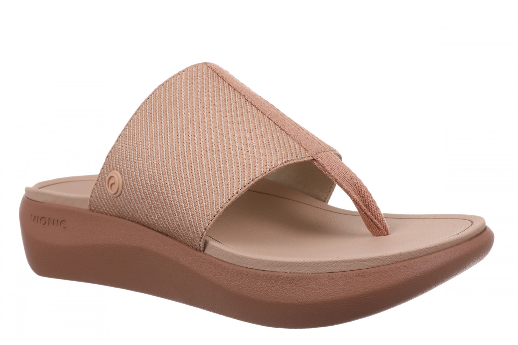 Vionic Aqua Women's Arch Support Thong Sandal in Mocha Mousse