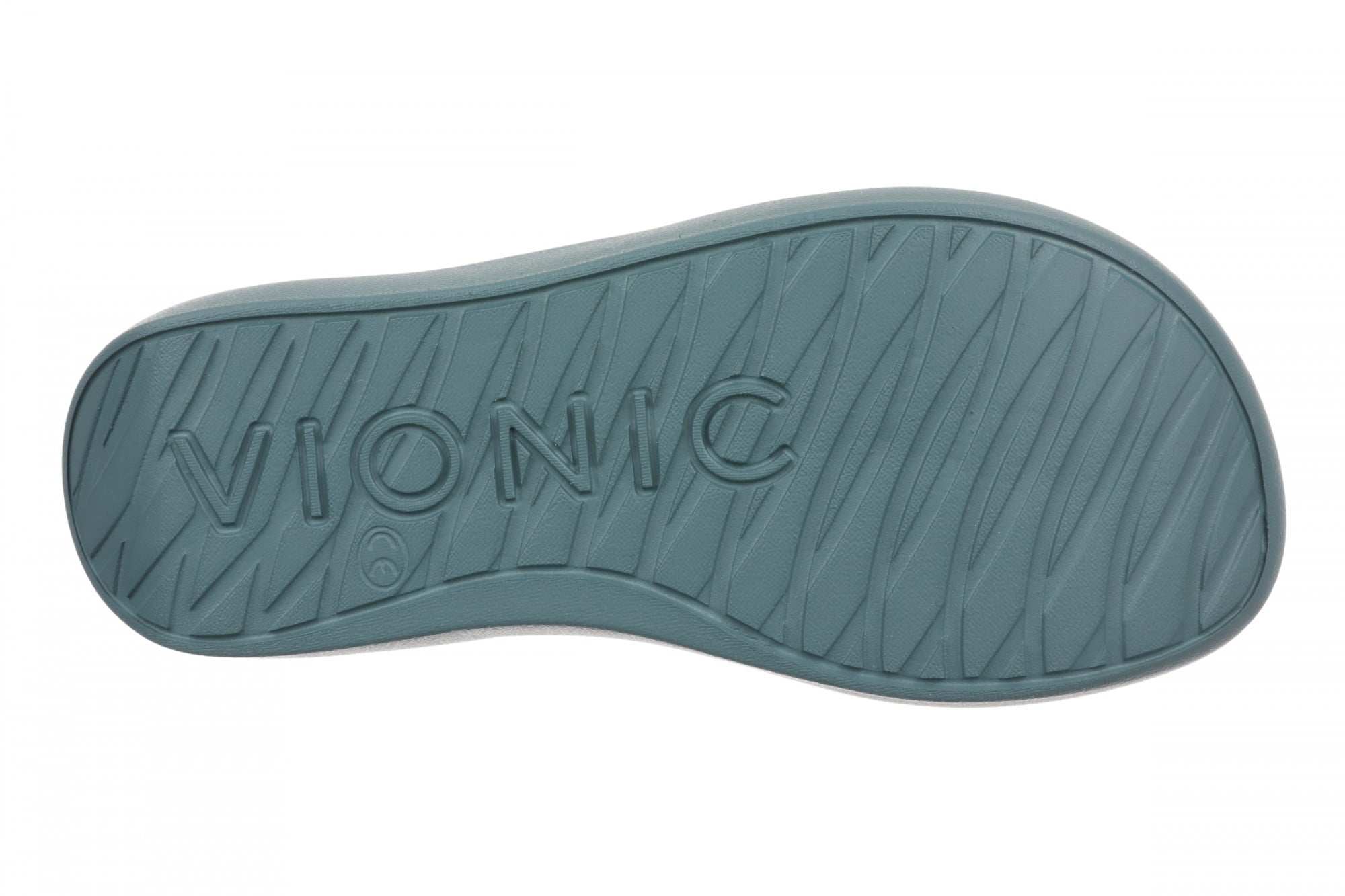 Vionic Aqua Women's Arch Support Thong Sandal - Bodega Blue - Bottom
