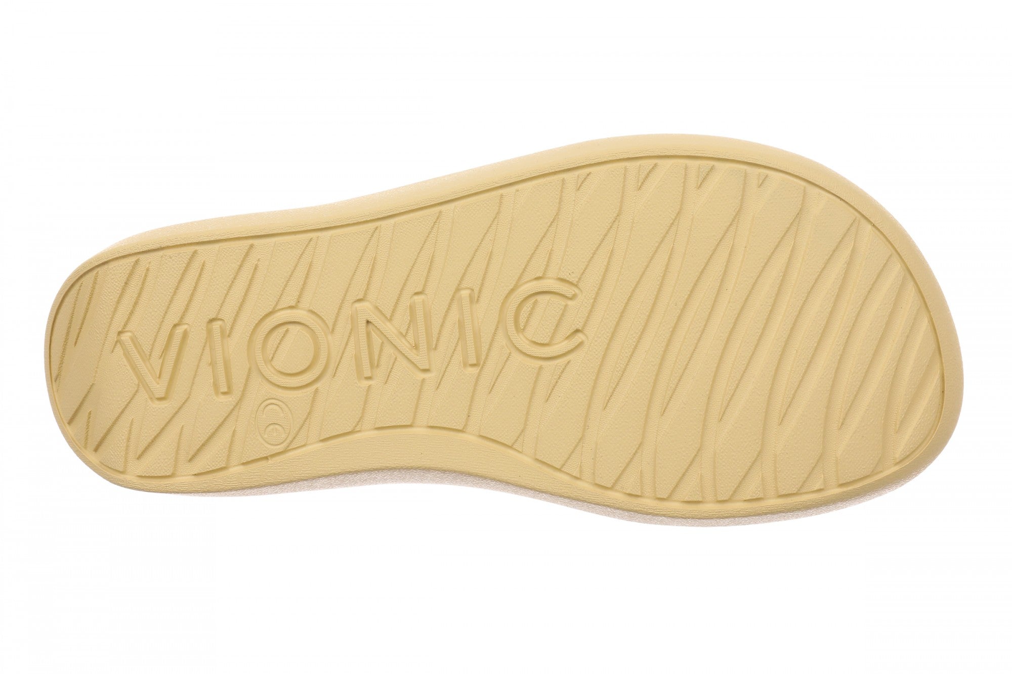 Vionic Aqua Women's Arch Support Thong Sandal - Cornhusk - Bottom