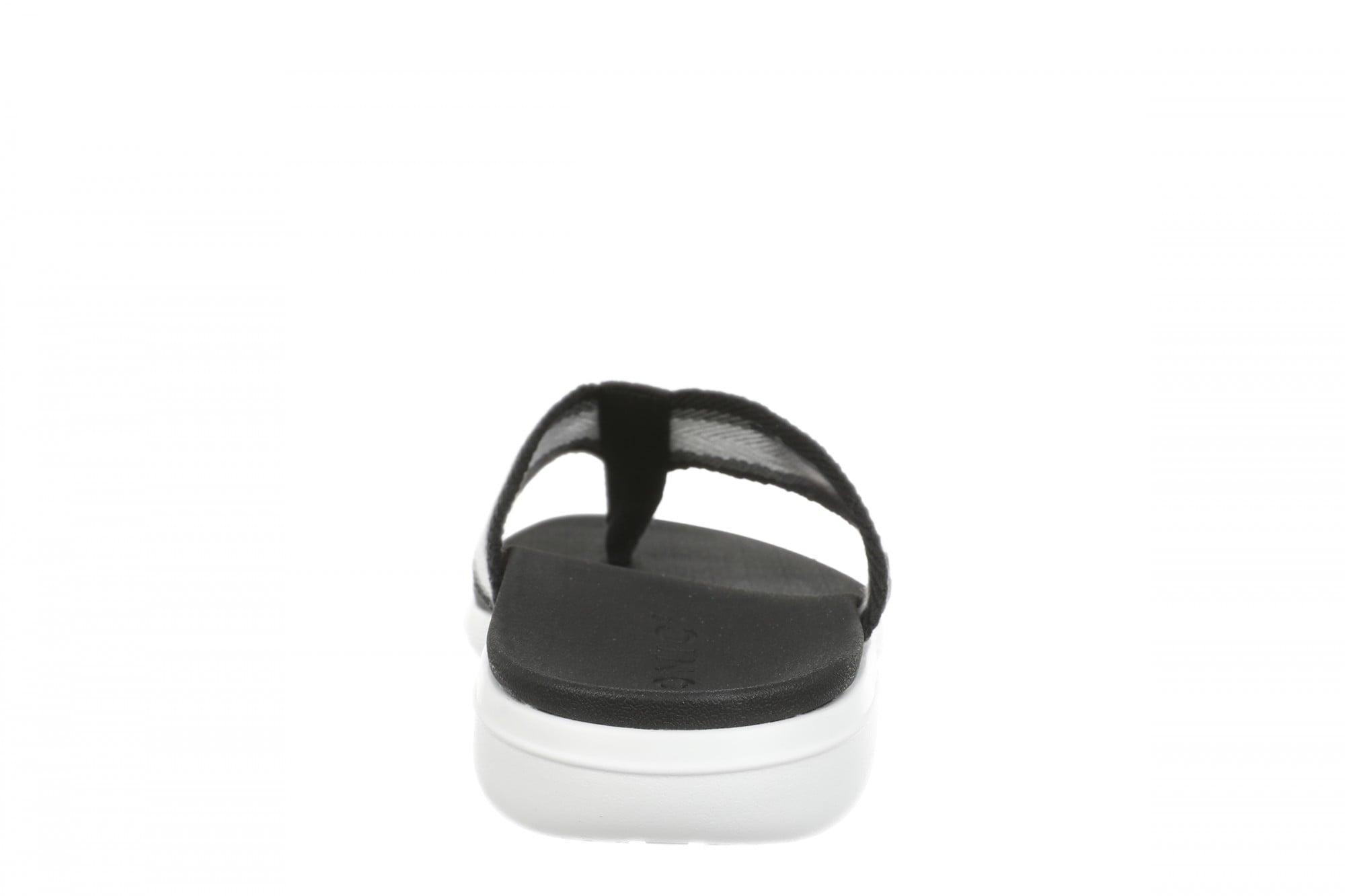 Vionic Indigo Arch Support Women's Thong Beach Sandal - Black Multi - Back