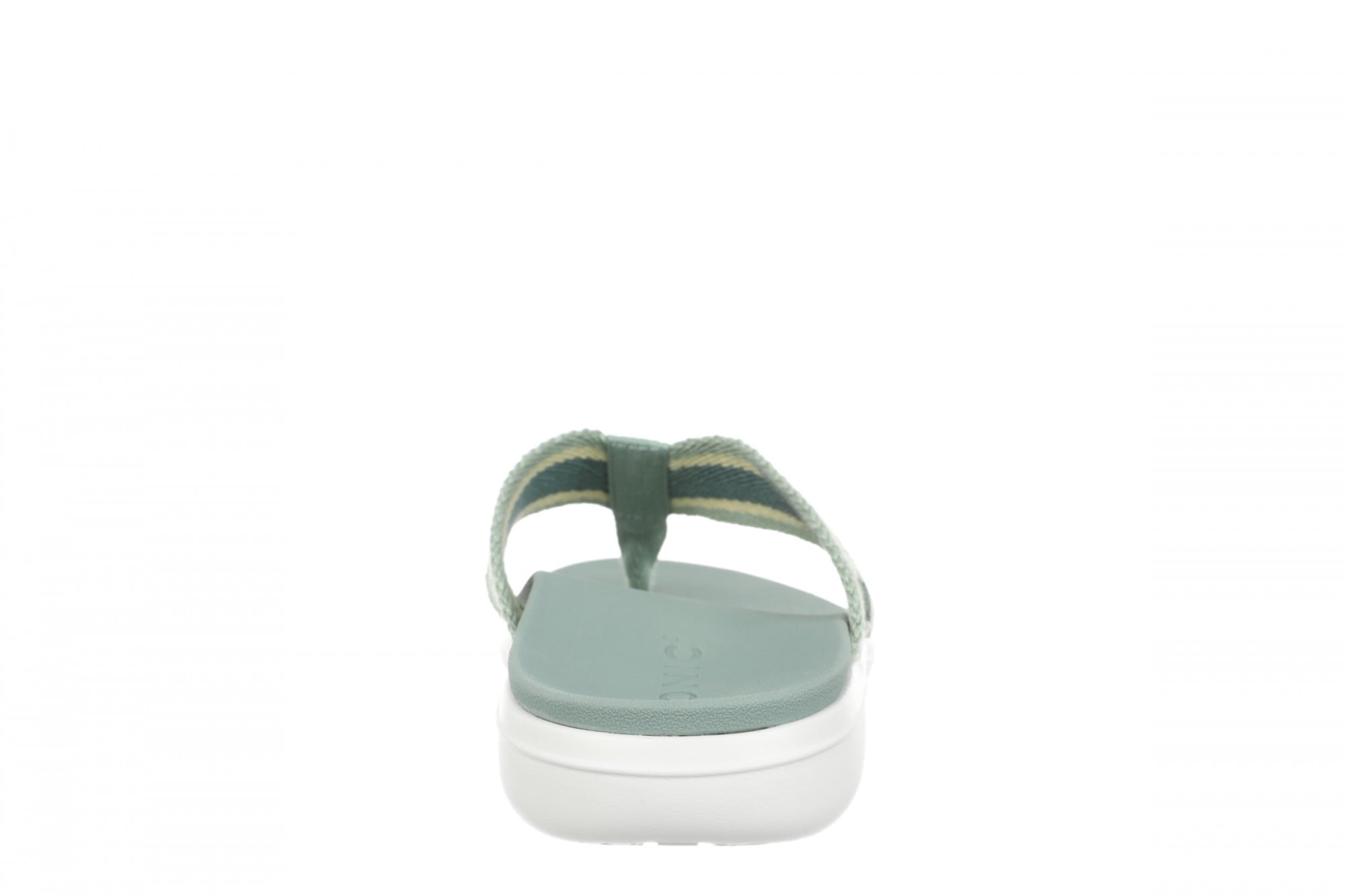 Vionic Indigo Arch Support Women's Thong Beach Sandal - Iceberg Green Multi - Back