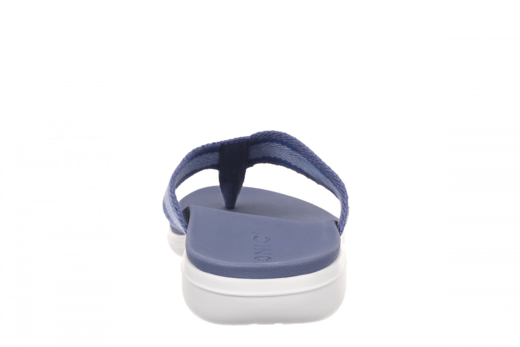 Vionic Indigo Arch Support Women's Thong Beach Sandal - Marlin Blue Multi - Back