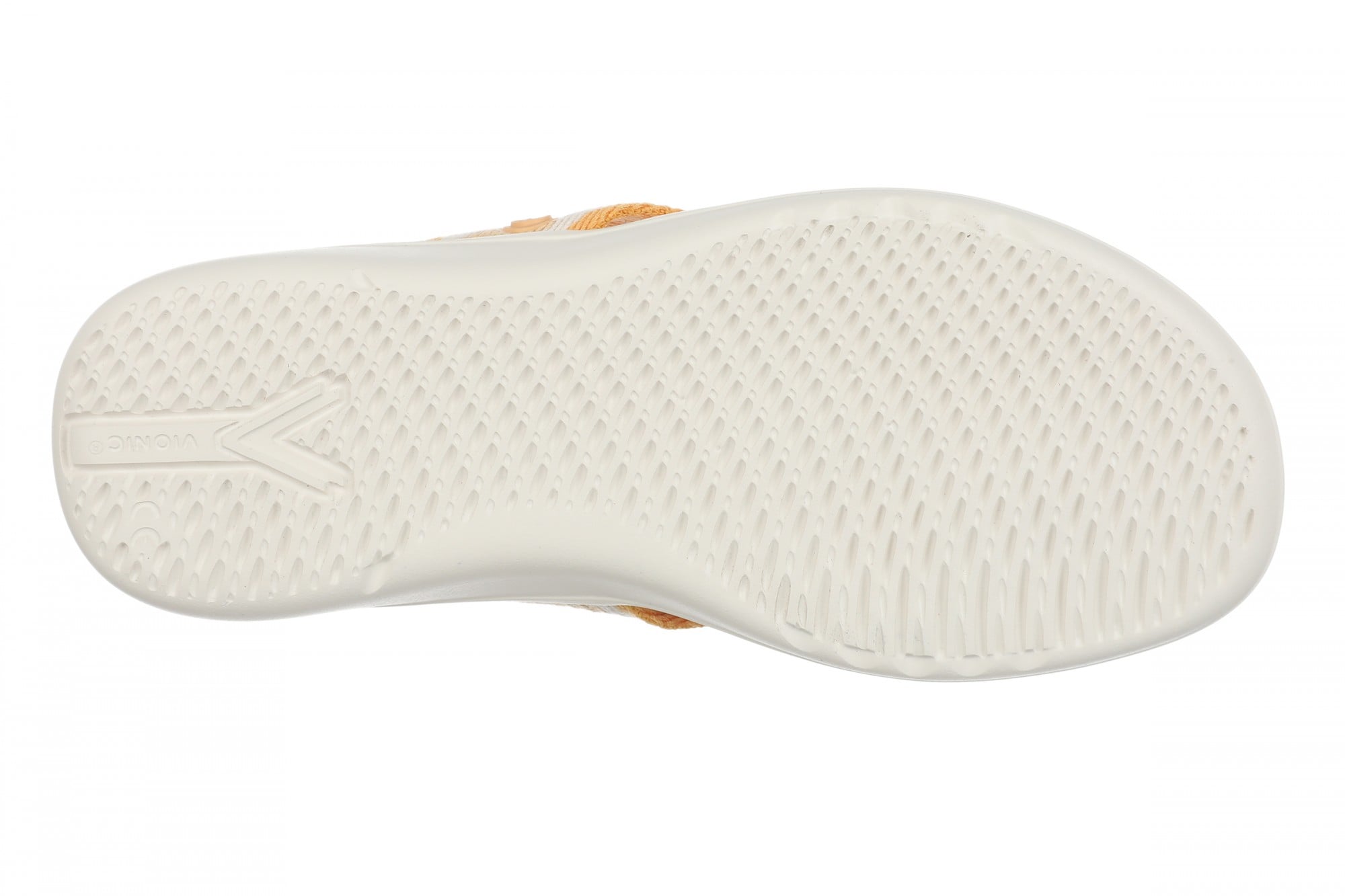 Vionic Indigo Arch Support Women's Thong Beach Sandal - Amber Yellow Multi - Bottom