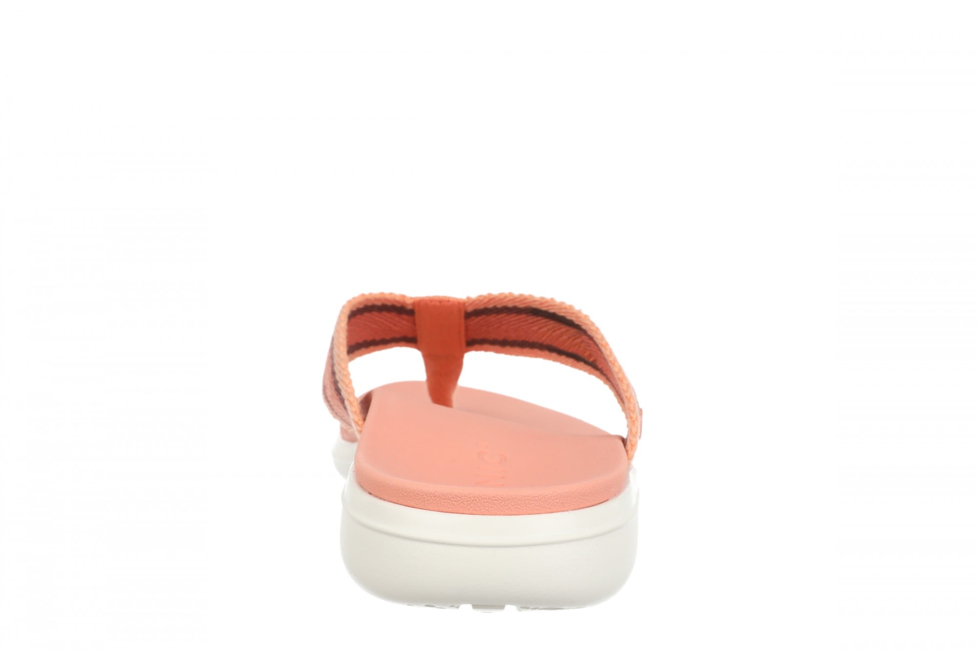 Vionic Indigo Arch Support Women's Thong Beach Sandal - Shell Coral Multi - Back