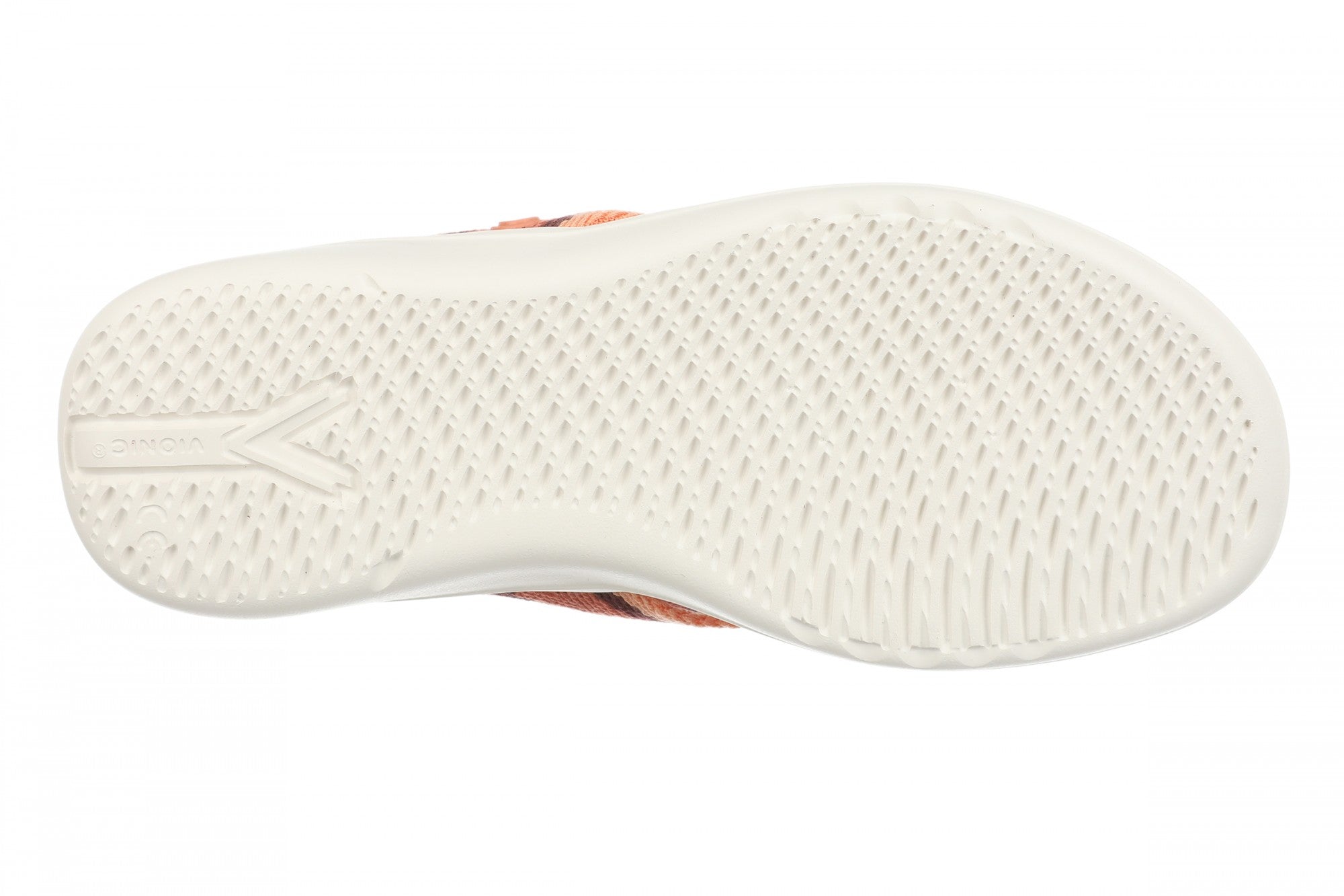 Vionic Indigo Arch Support Women's Thong Beach Sandal - Shell Coral Multi - Bottom
