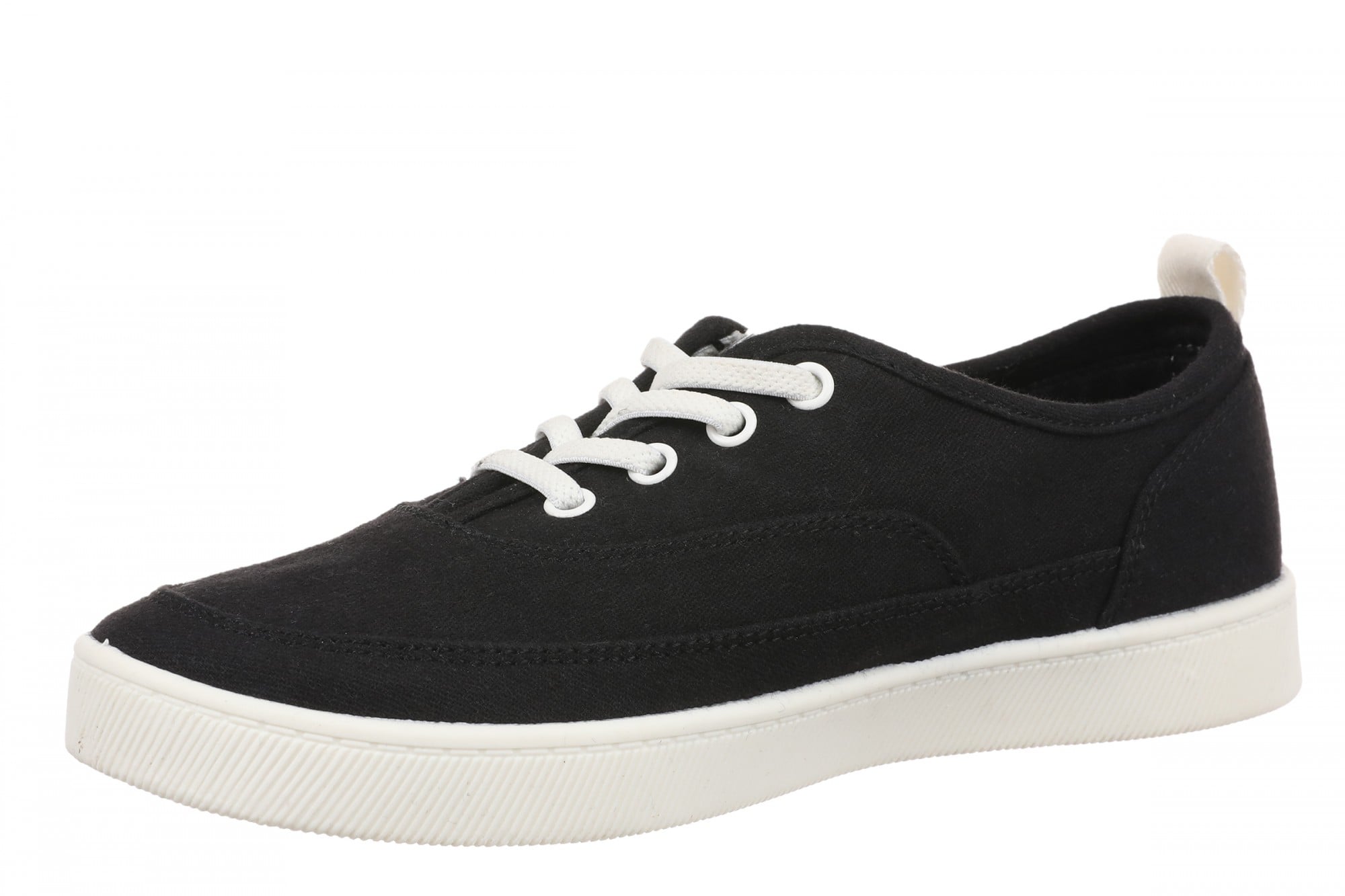 Vionic Cyan Women's Comfort Arch Support Lace-Up Sneaker - Black - Left angle