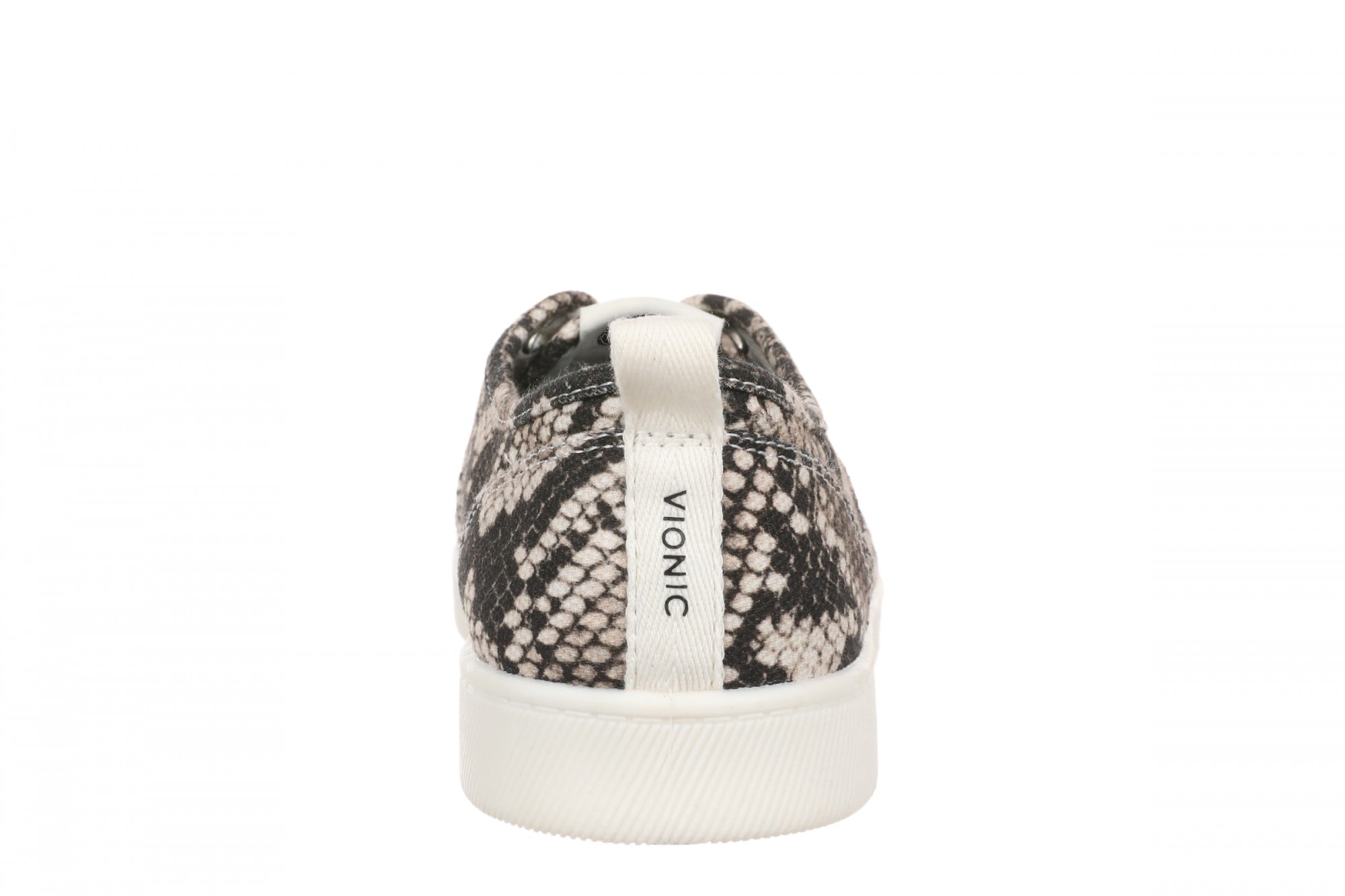 Vionic Cyan Women's Comfort Arch Support Lace-Up Sneaker - Ivory/black Multi - Back