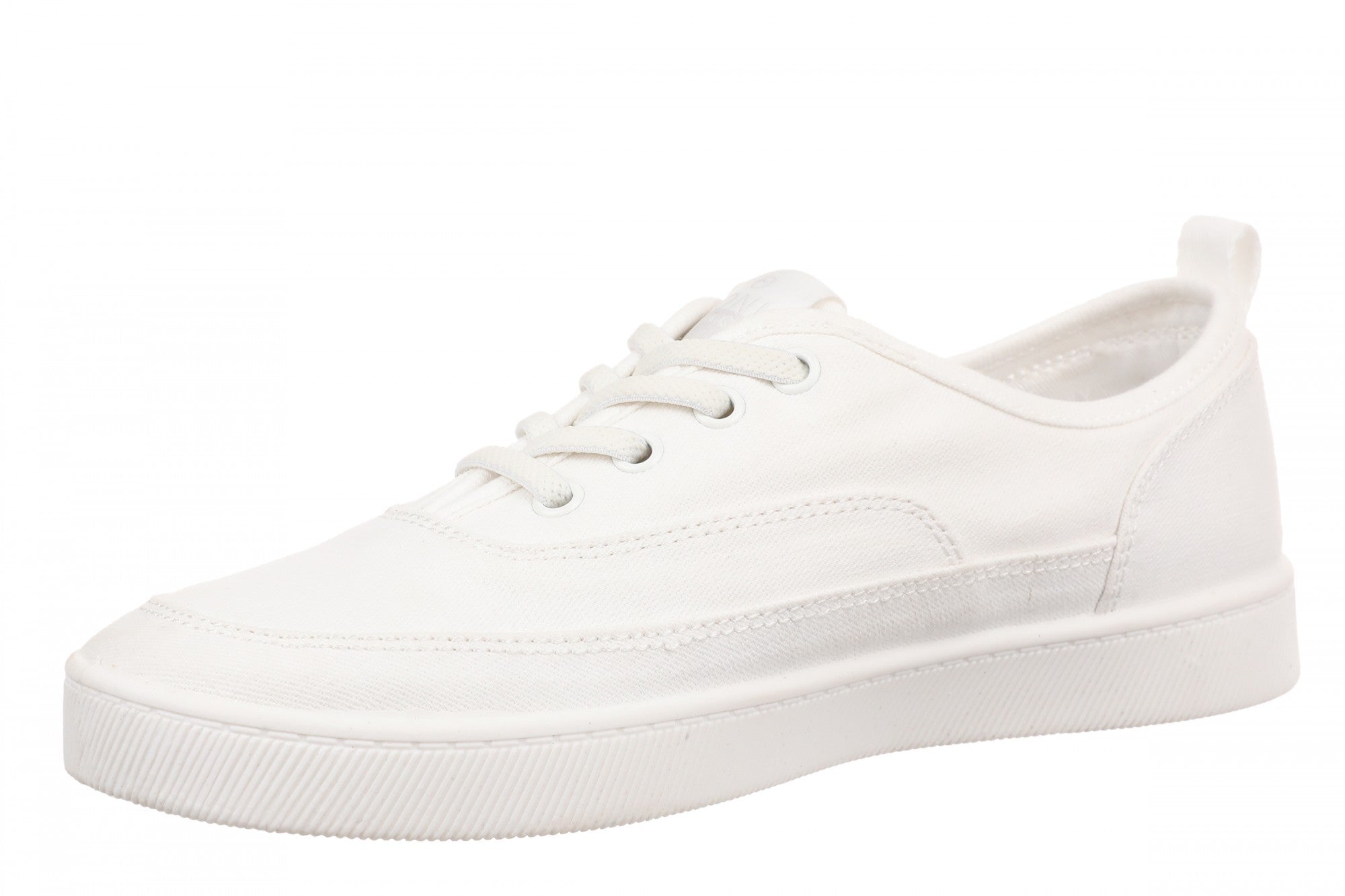 Vionic Cyan Women's Comfort Arch Support Lace-Up Sneaker - White - Left angle