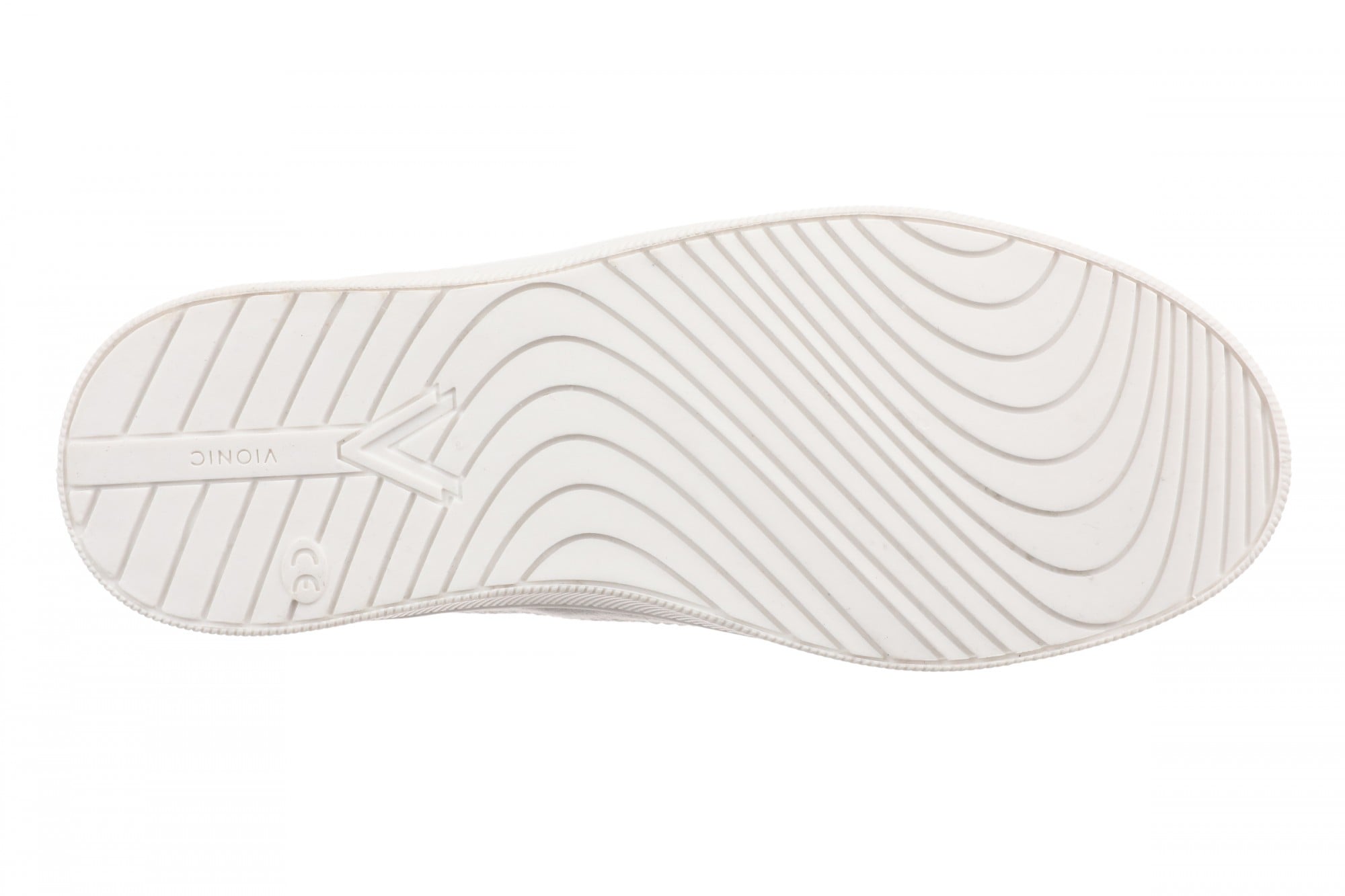 Vionic Cyan Women's Comfort Arch Support Lace-Up Sneaker - White - Bottom
