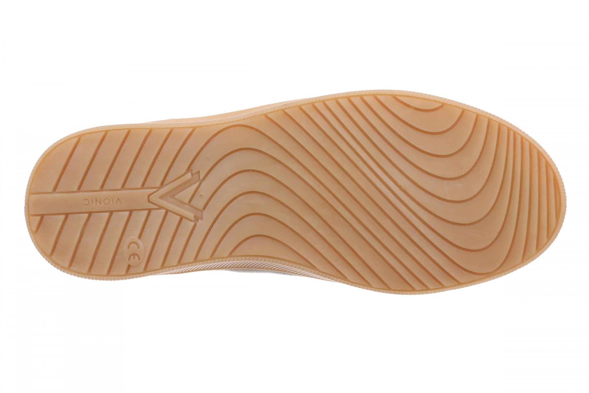 Vionic Cyan Women's Comfort Arch Support Lace-Up Sneaker - Ivory/gum - Bottom