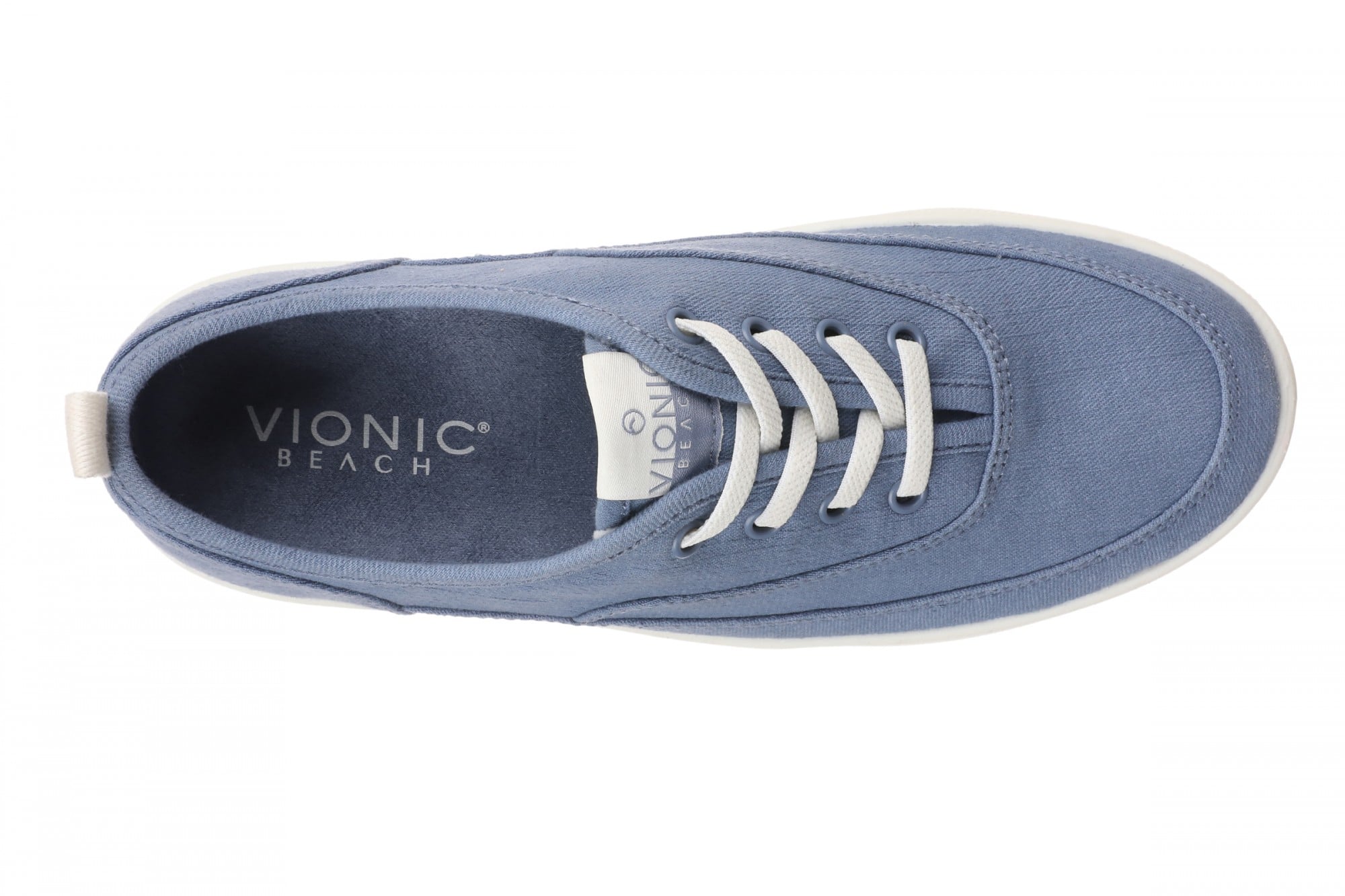 Vionic Cyan Women's Comfort Arch Support Lace-Up Sneaker - Pacific Blue - Top
