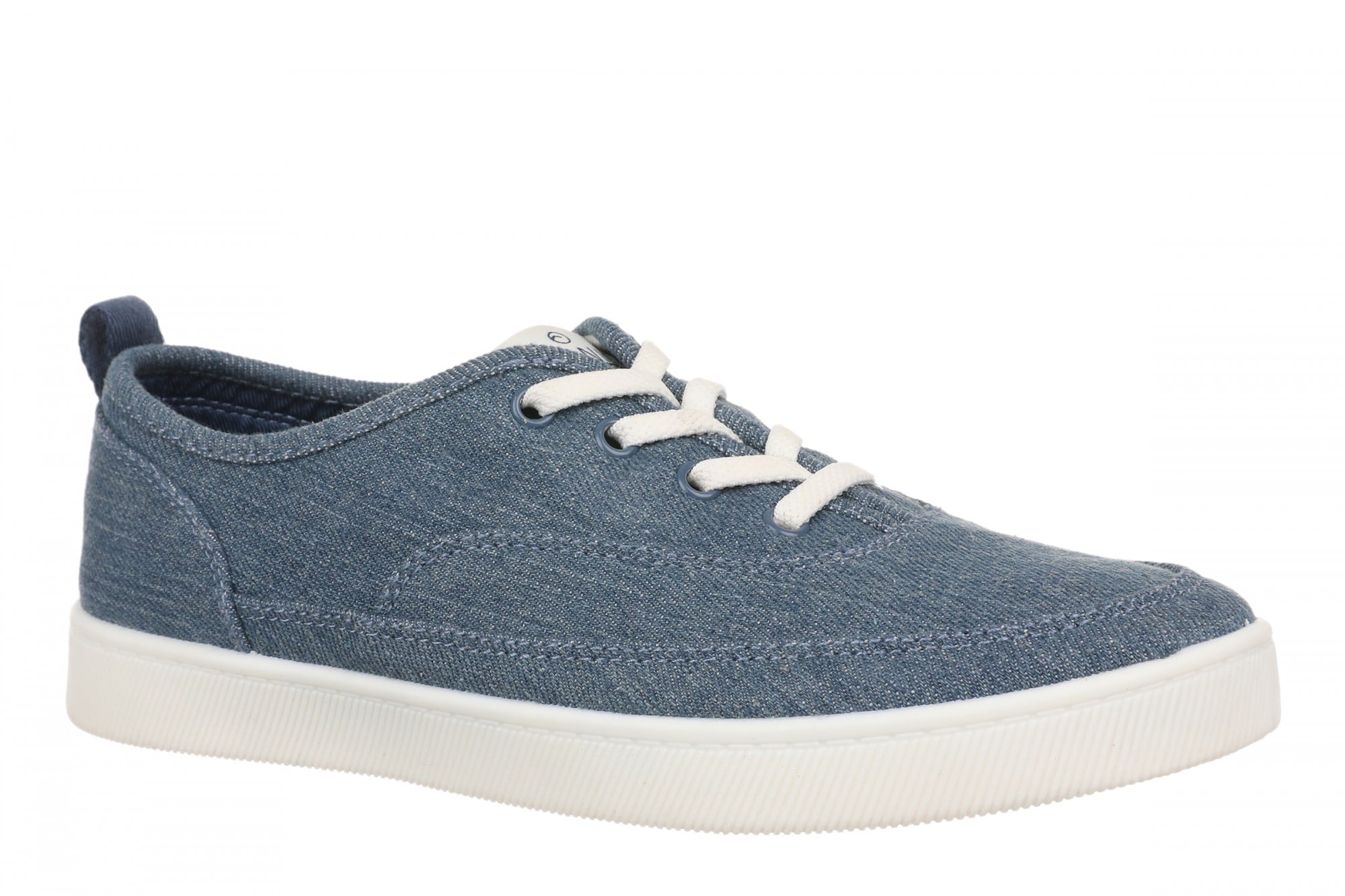 Vionic Cyan Women's Comfort Arch Support Lace-Up Sneaker in Denim