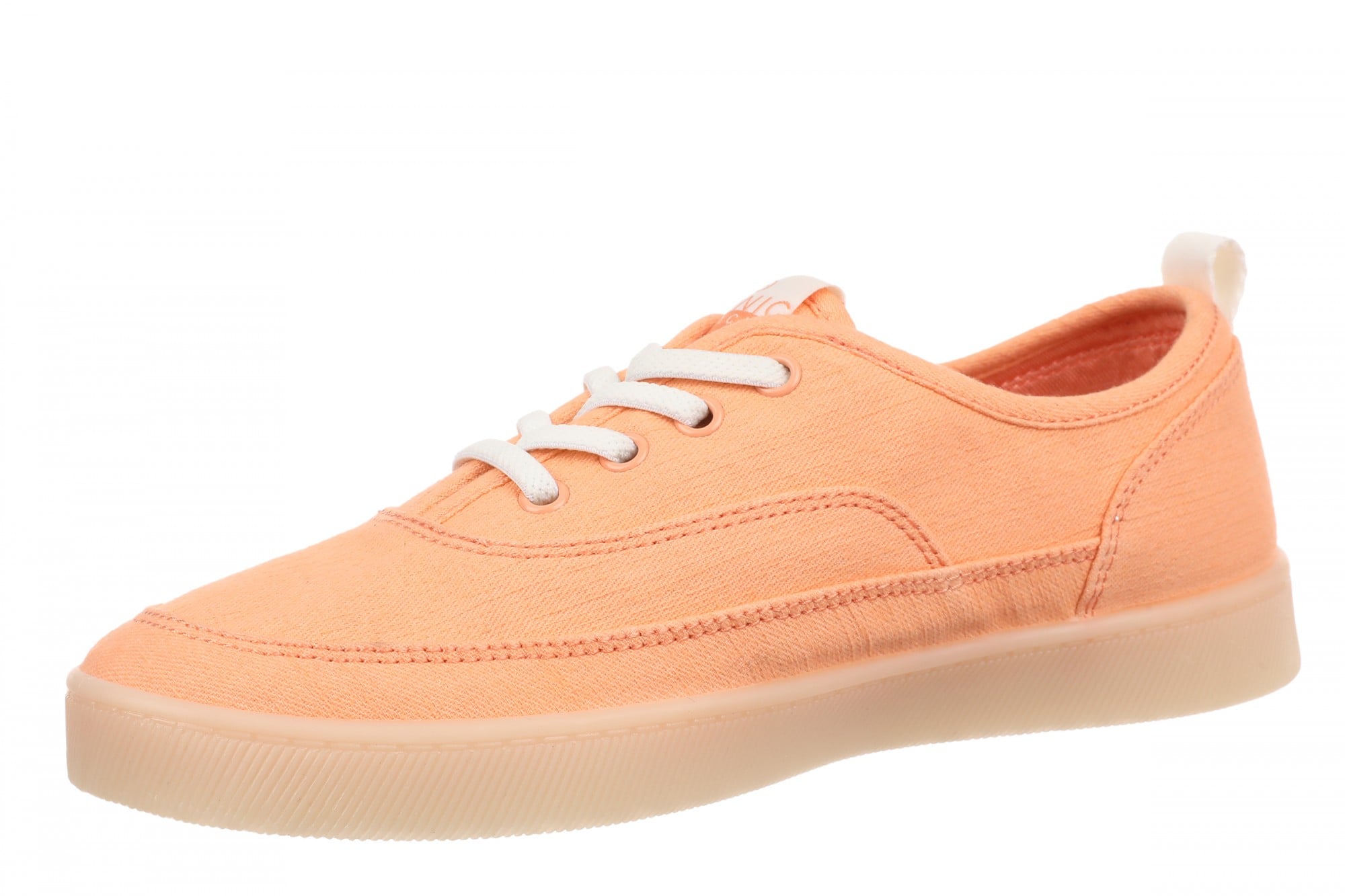 Vionic Cyan Women's Comfort Arch Support Lace-Up Sneaker - Shell Coral - Left angle