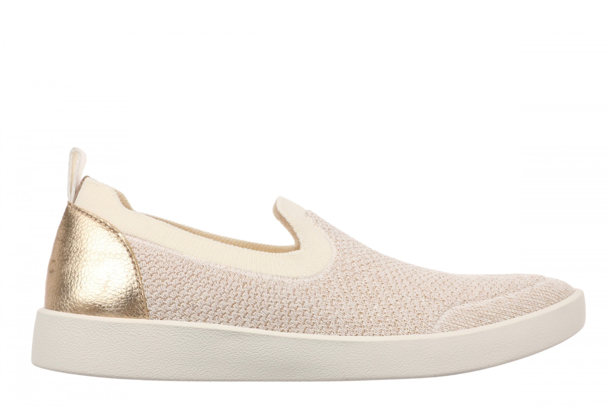 Vionic Elda Women's Knit Arch Support Walking Shoe - Cream - Side
