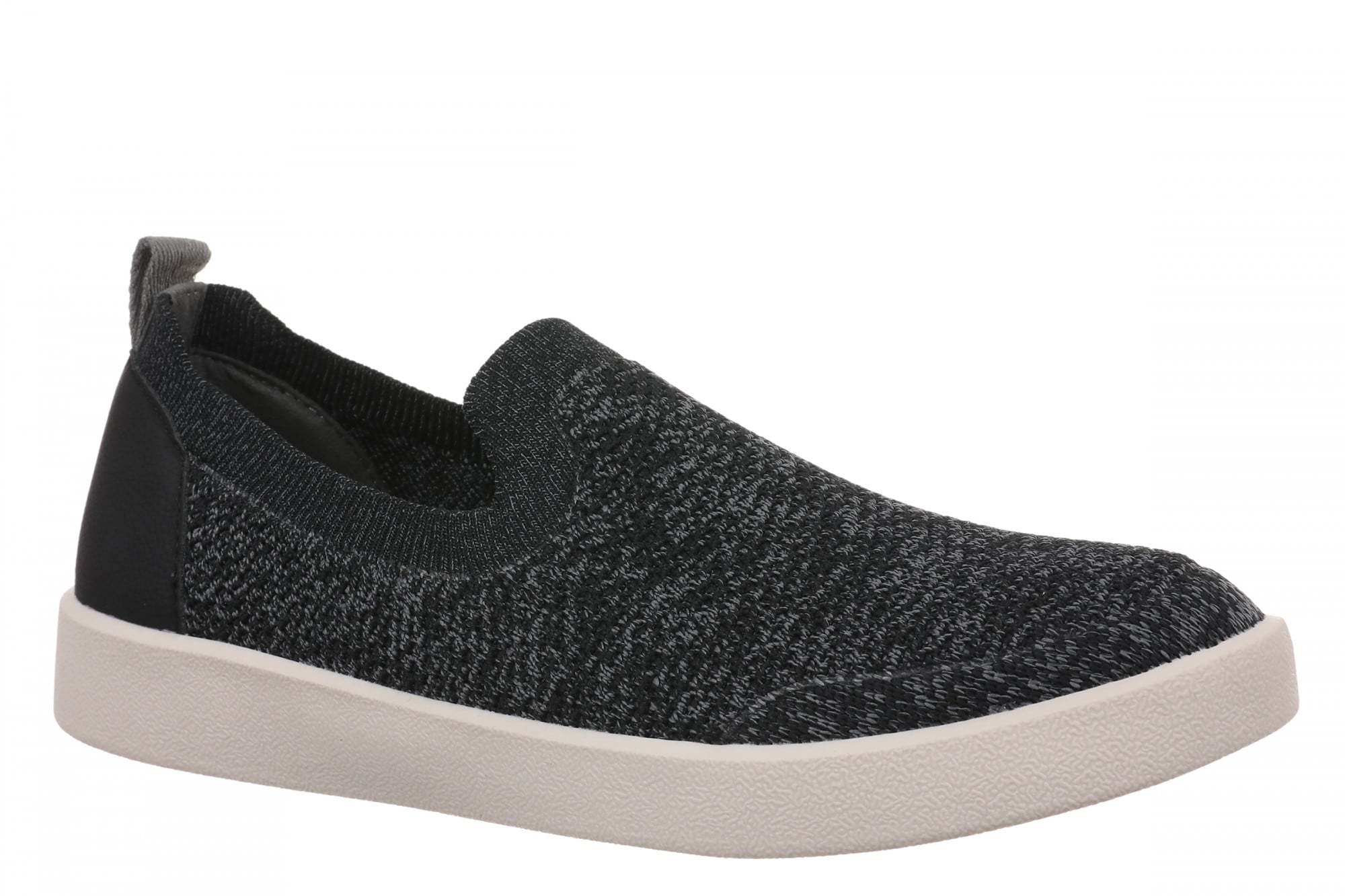 Vionic Elda Women's Knit Arch Support Walking Shoe - Black - Angle main