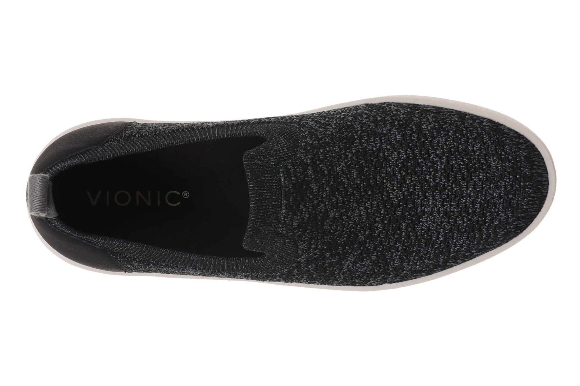 Vionic Elda Women's Knit Arch Support Walking Shoe - Black - Top