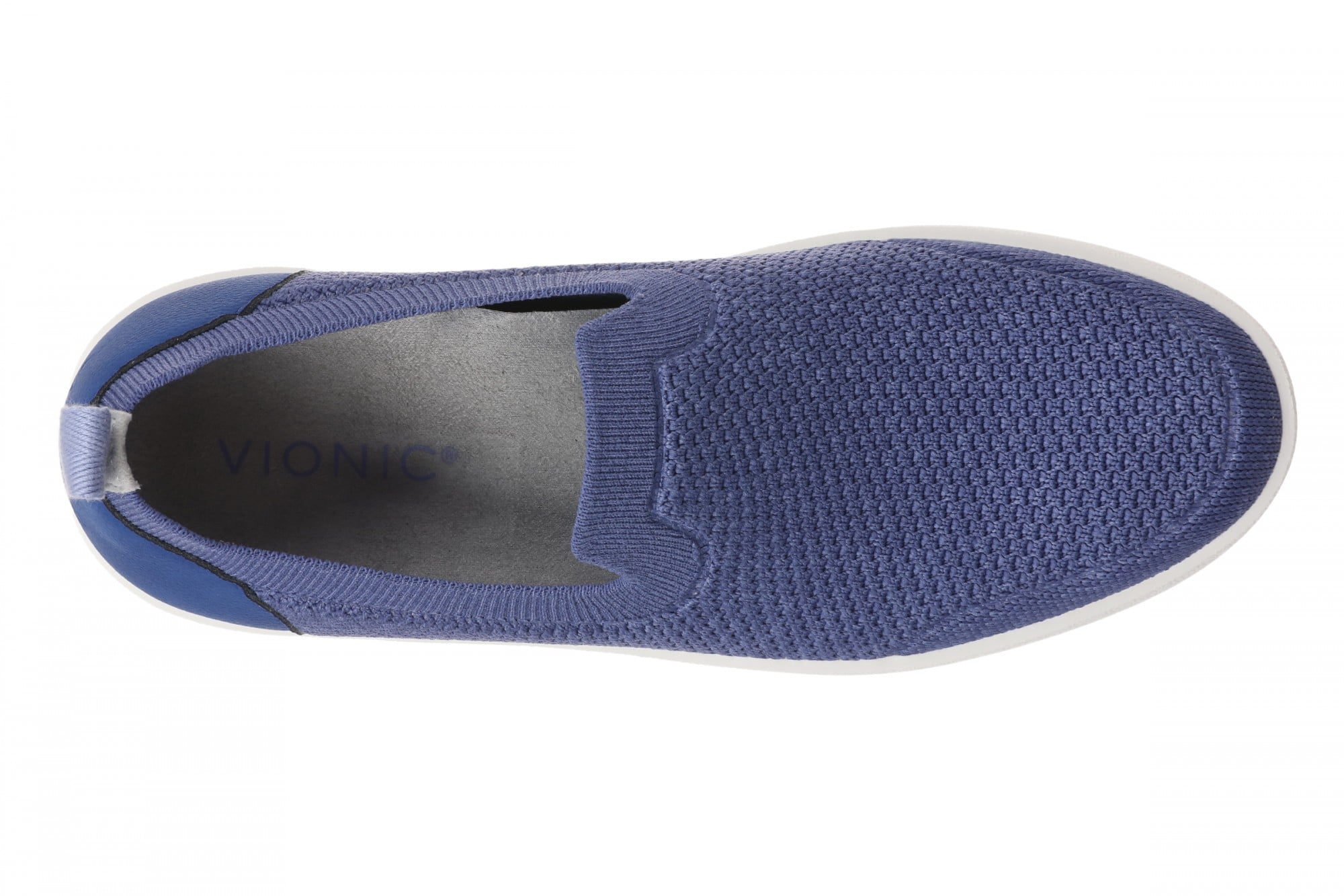 Vionic Elda Women's Knit Arch Support Walking Shoe - Marlin Blue - Top