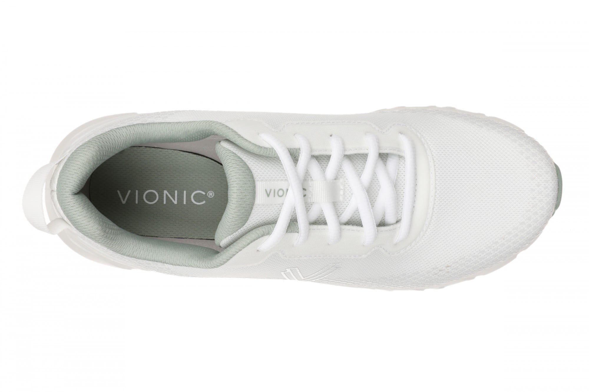 Vionic Priscilla Women's Lace-Up Walking Sneaker - White - Top