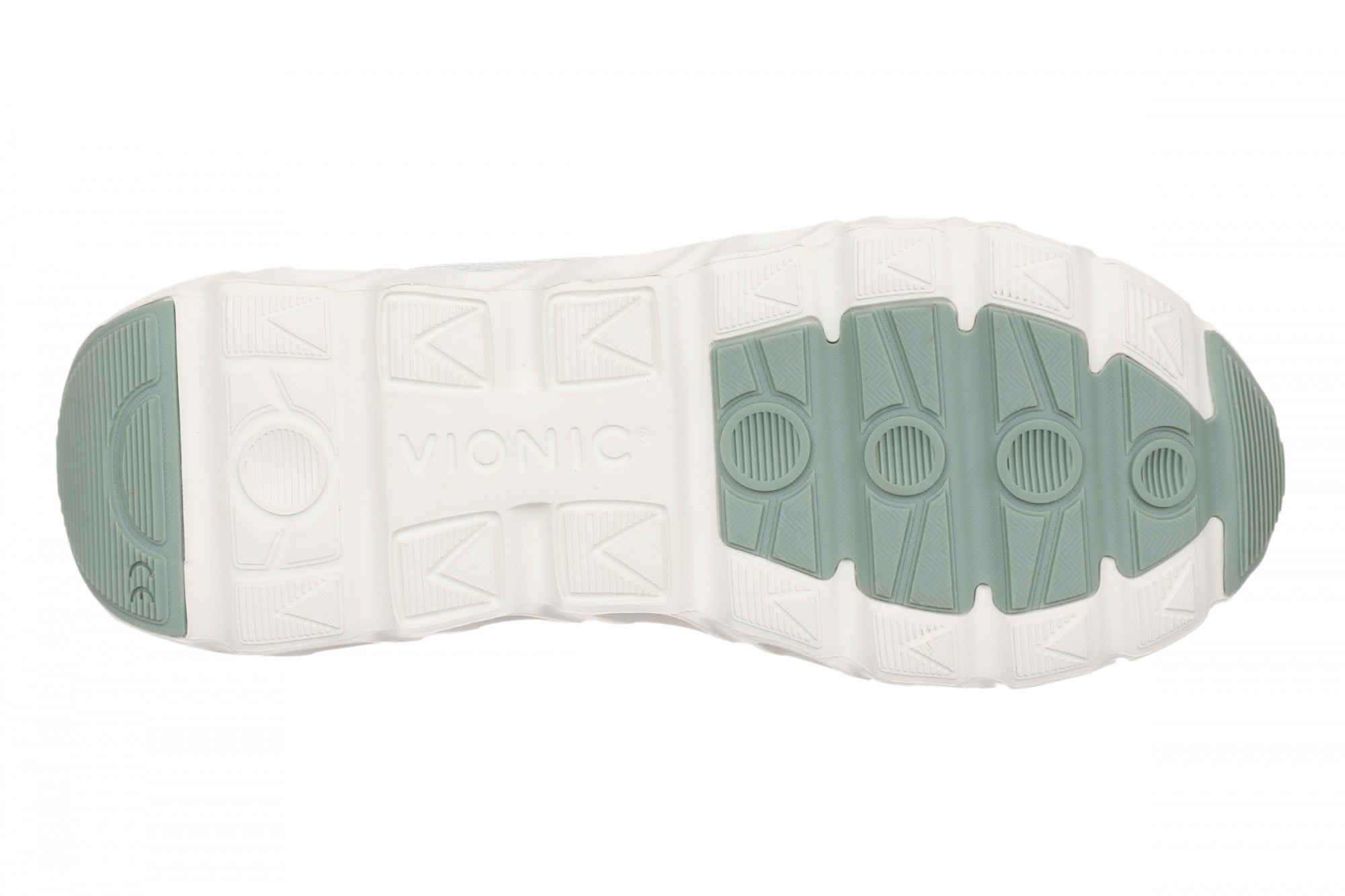 Vionic Priscilla Women's Lace-Up Walking Sneaker - White - Bottom