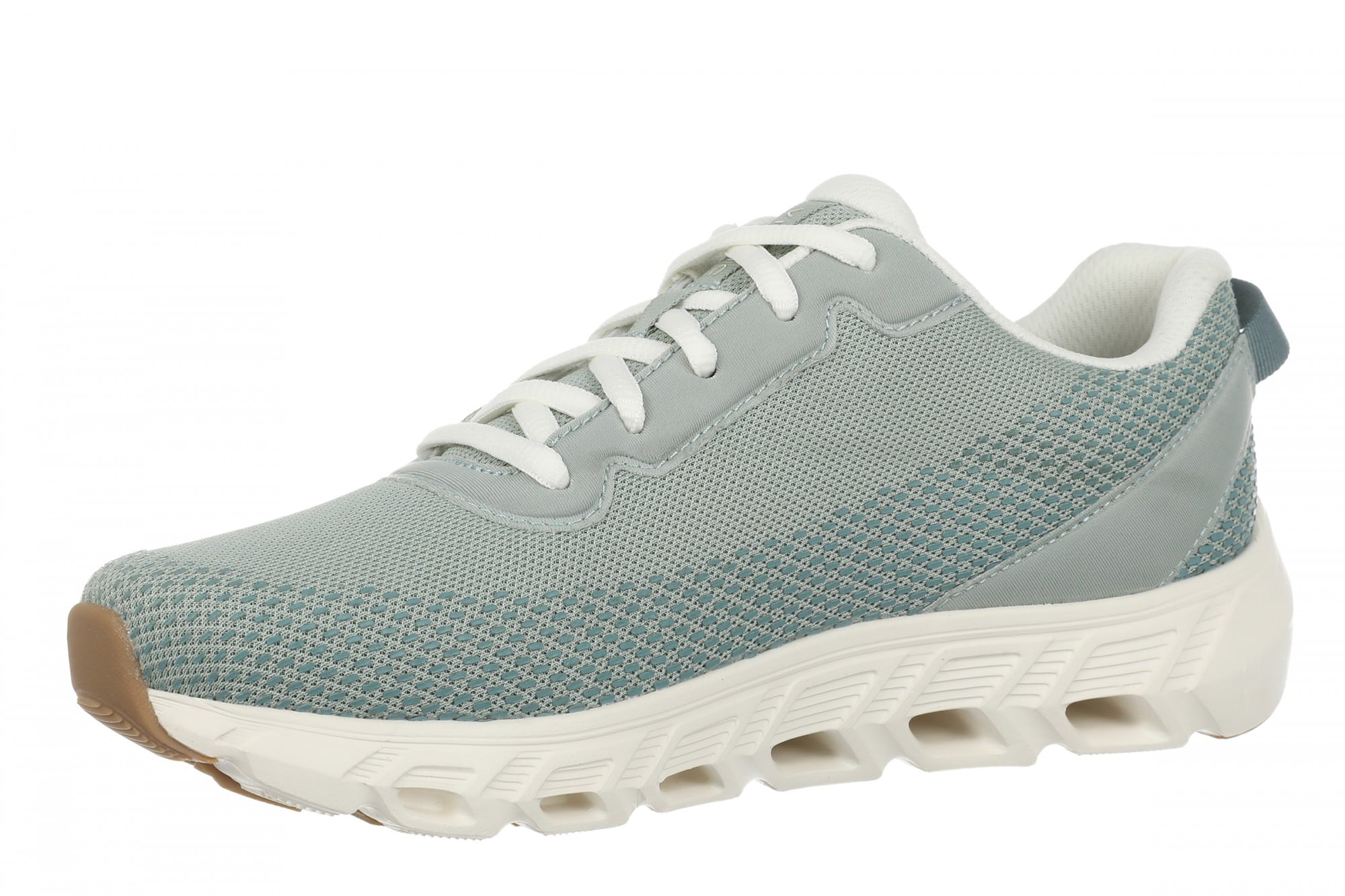 Vionic Priscilla Women's Lace-Up Walking Sneaker - Iceberg Green - Left angle