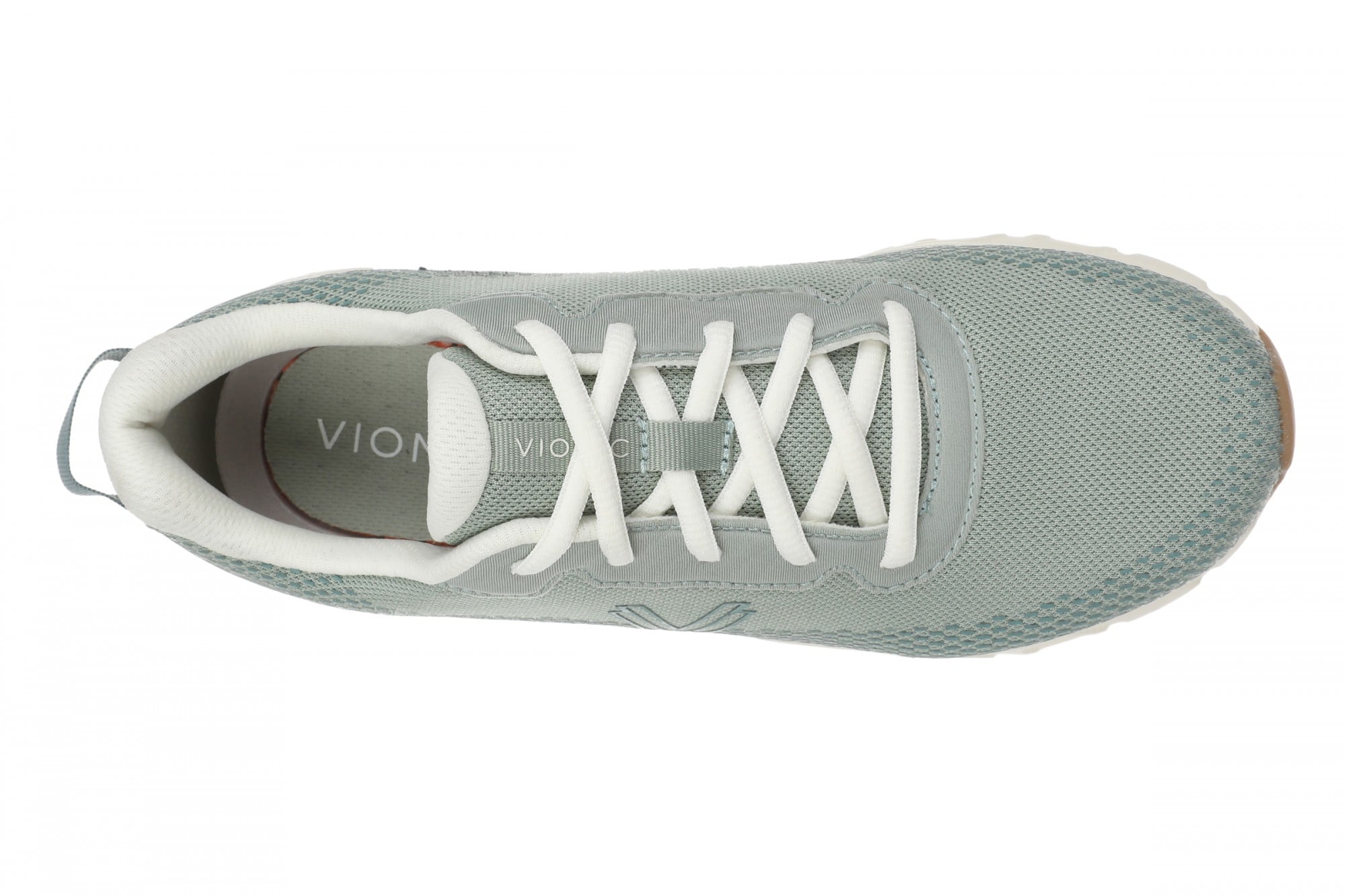 Vionic Priscilla Women's Lace-Up Walking Sneaker - Iceberg Green - Top