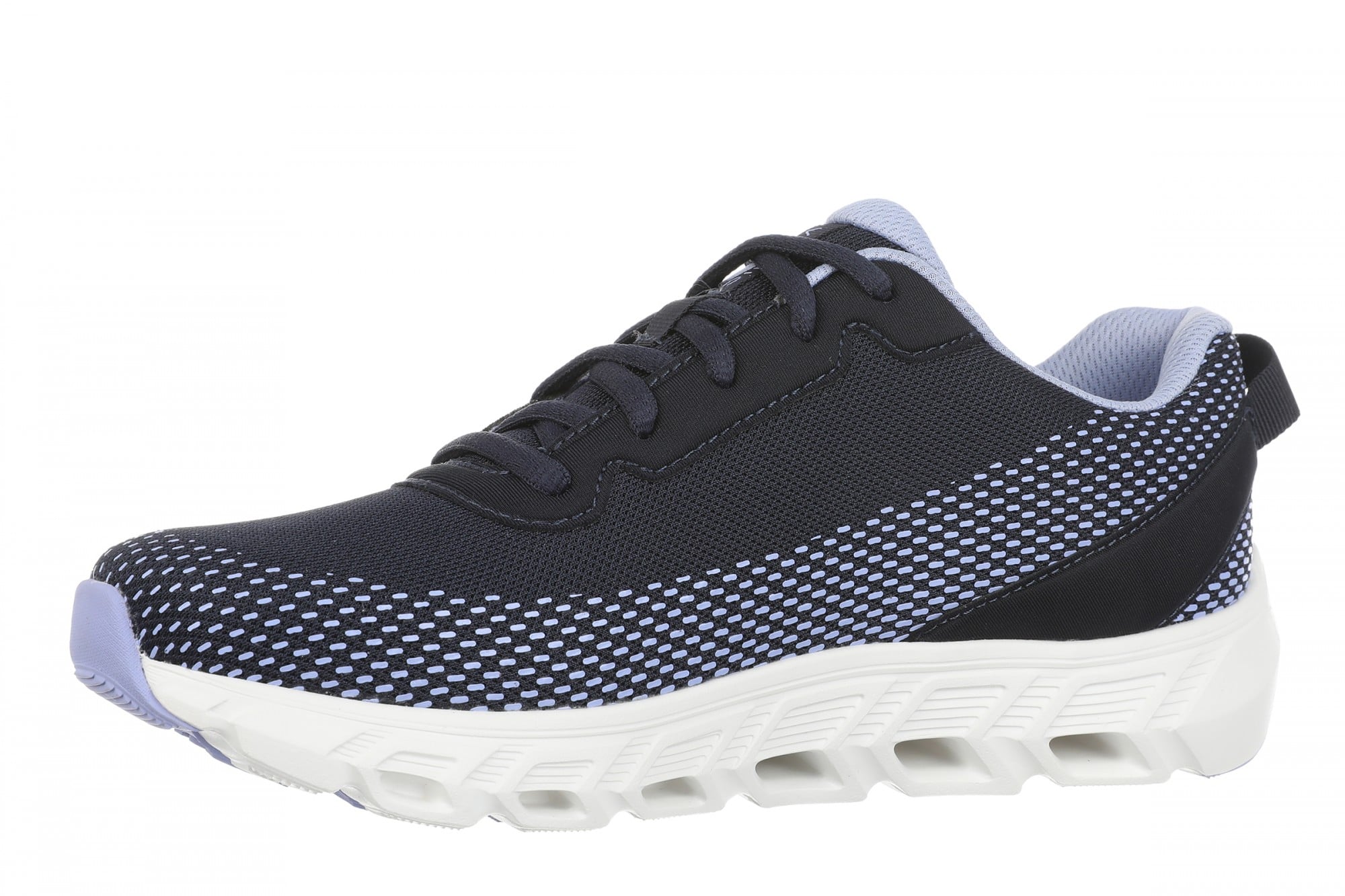 Vionic Priscilla Women's Lace-Up Walking Sneaker - Navy Blazer - Left angle
