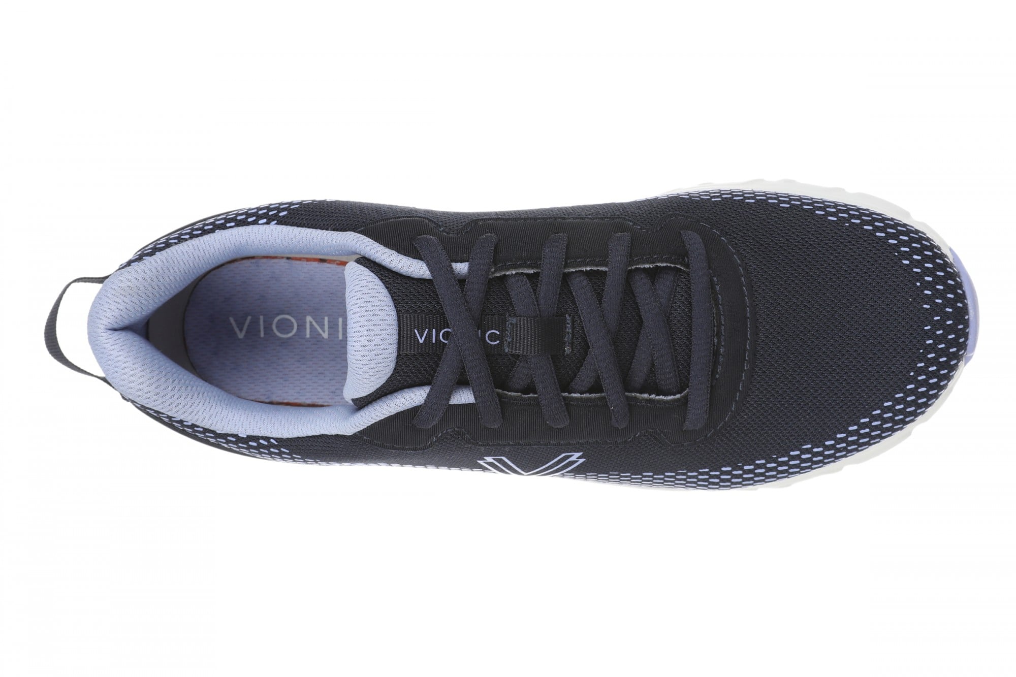 Vionic Priscilla Women's Lace-Up Walking Sneaker - Navy Blazer - Top