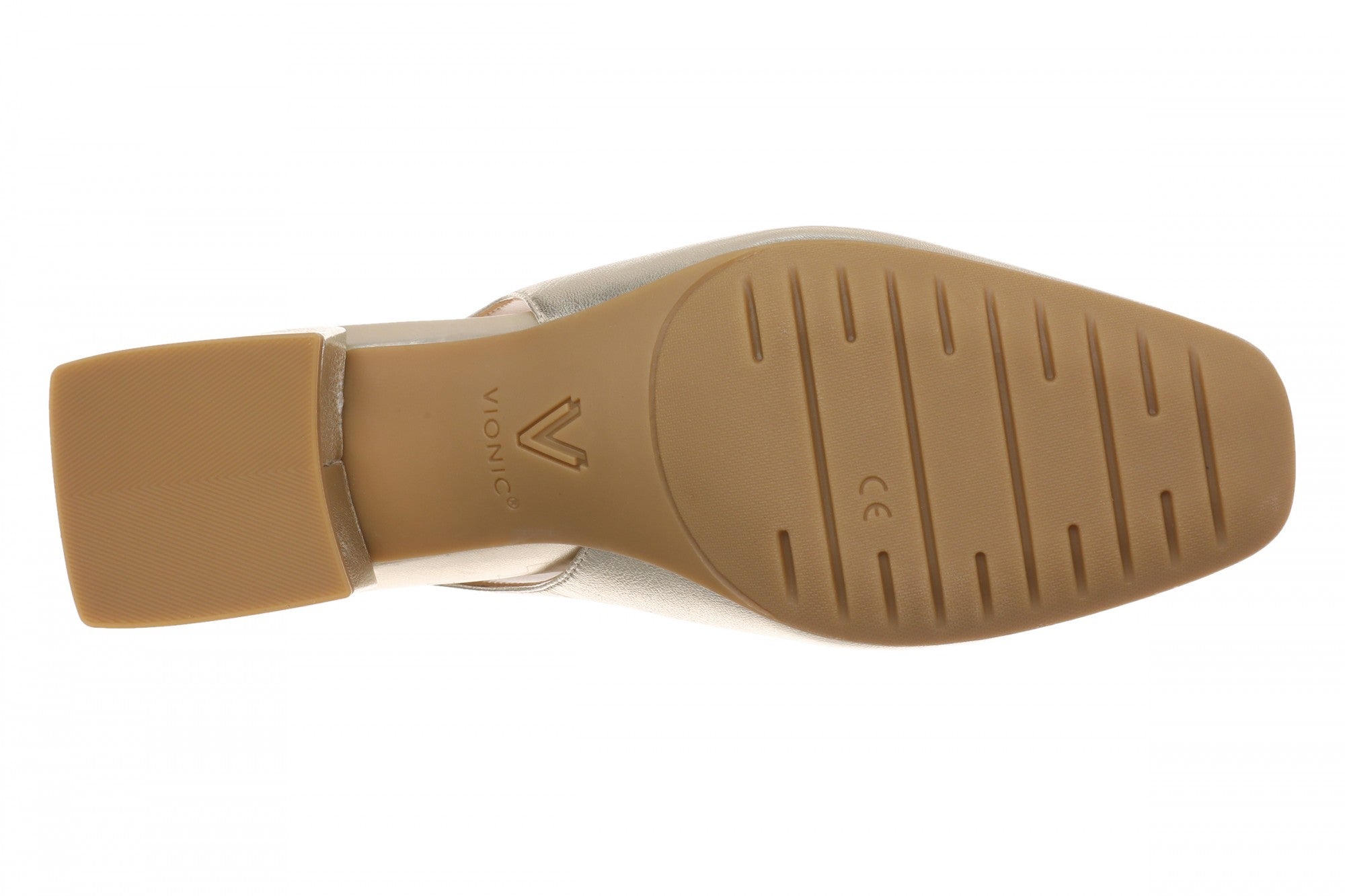 Vionic Reyes Women's Supportive Comfort Slingback Pump with Arch Support - Gold - Lifestyle