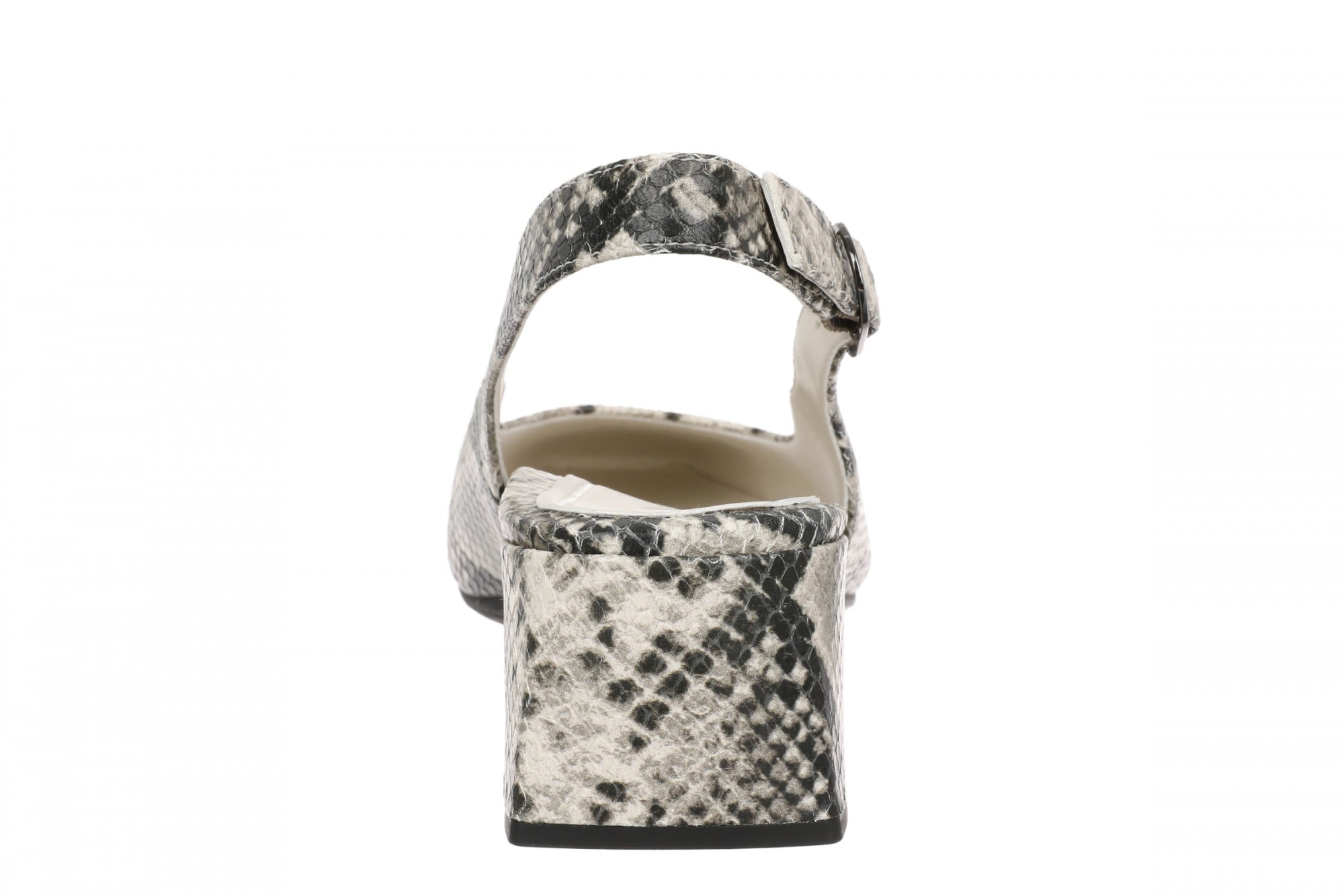 Vionic Reyes Women's Supportive Comfort Slingback Pump with Arch Support - Cream Snake - Back