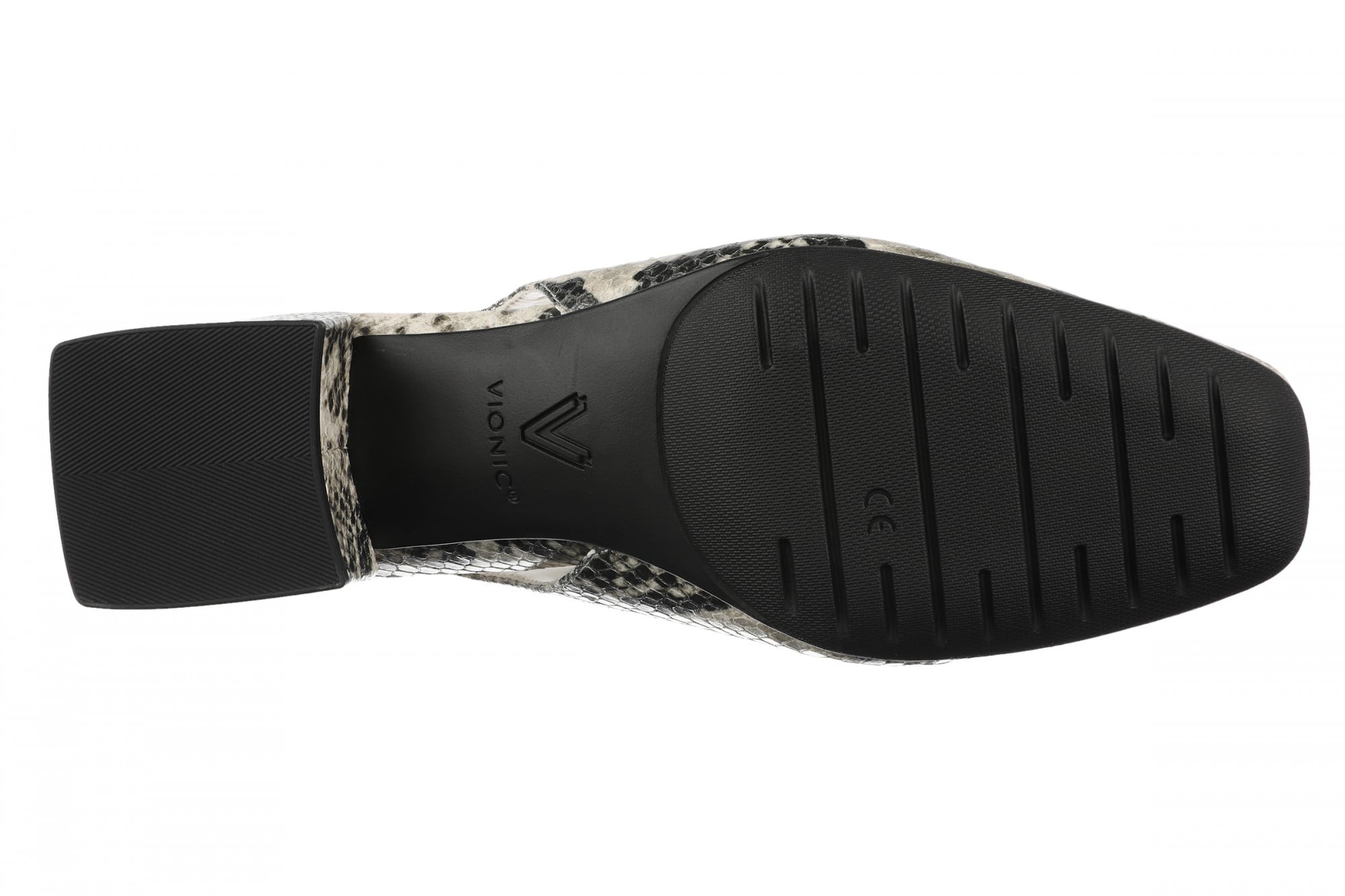 Vionic Reyes Women's Supportive Comfort Slingback Pump with Arch Support - Cream Snake - Lifestyle