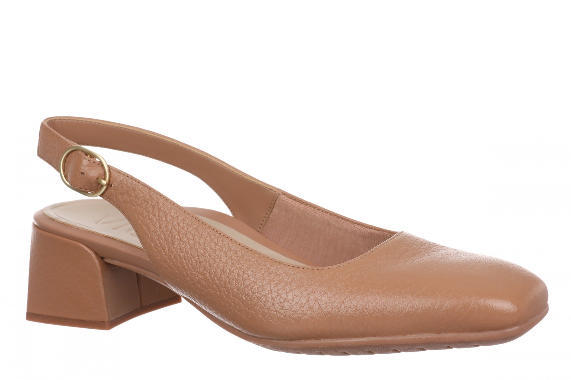 Vionic Reyes Women's Supportive Comfort Slingback Pump with Arch Support in Mocha Mousse