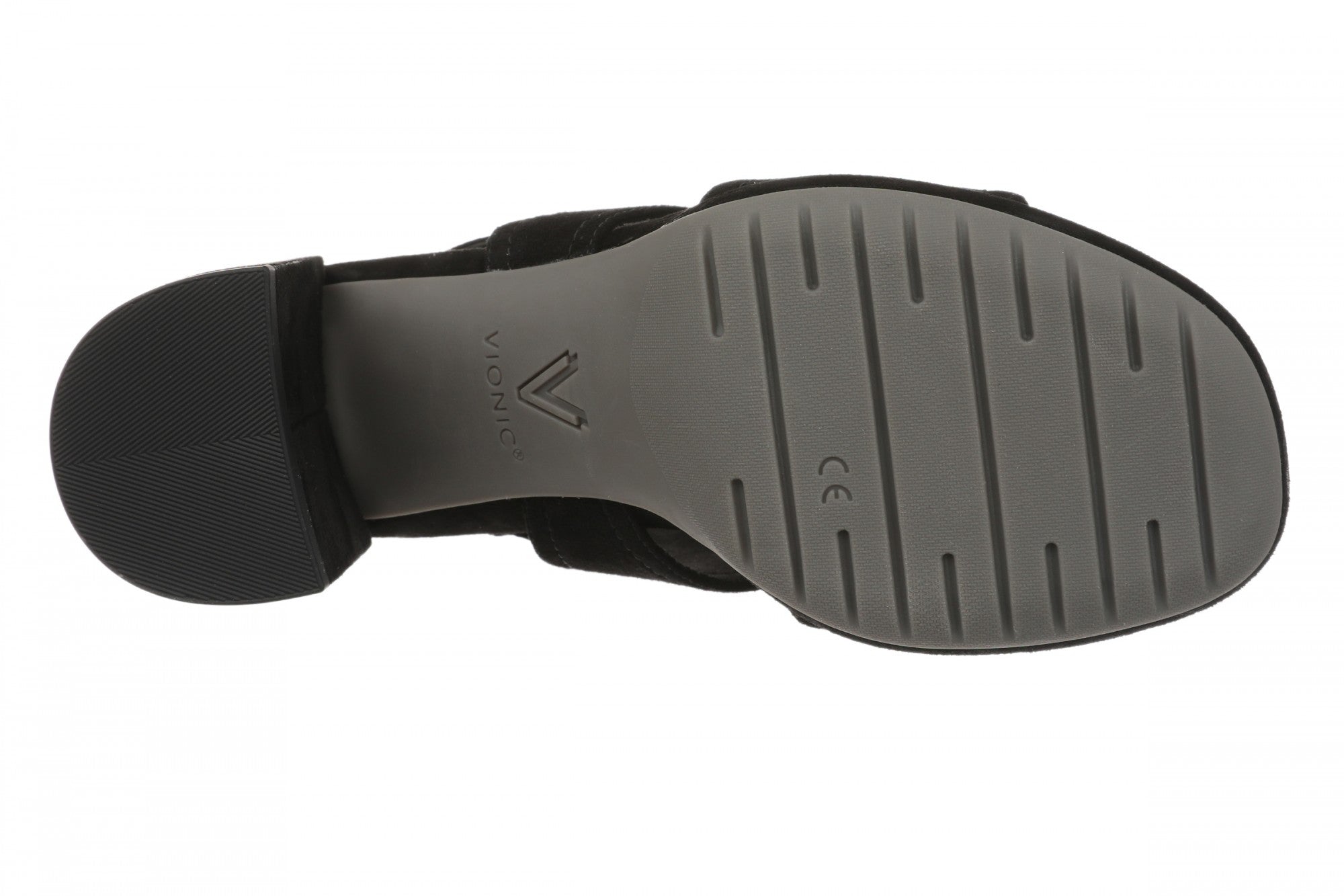 Vionic Bolinas Women's Comfortable Strappy Block-Heel Sandal with Orthotic Arch Support - Black - Lifestyle