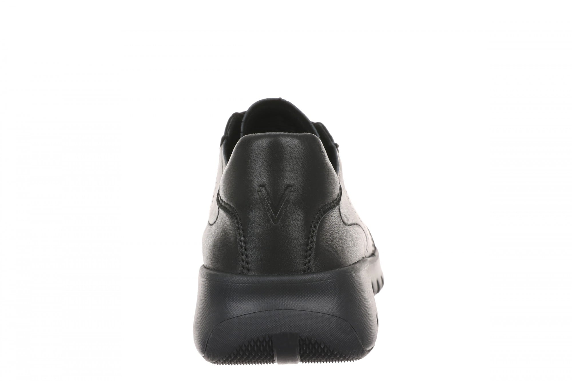 Vionic Uptown Sneaker - Women's Orthotic Arch Support Comfort Lace-Up Shoes - Black/black - Back