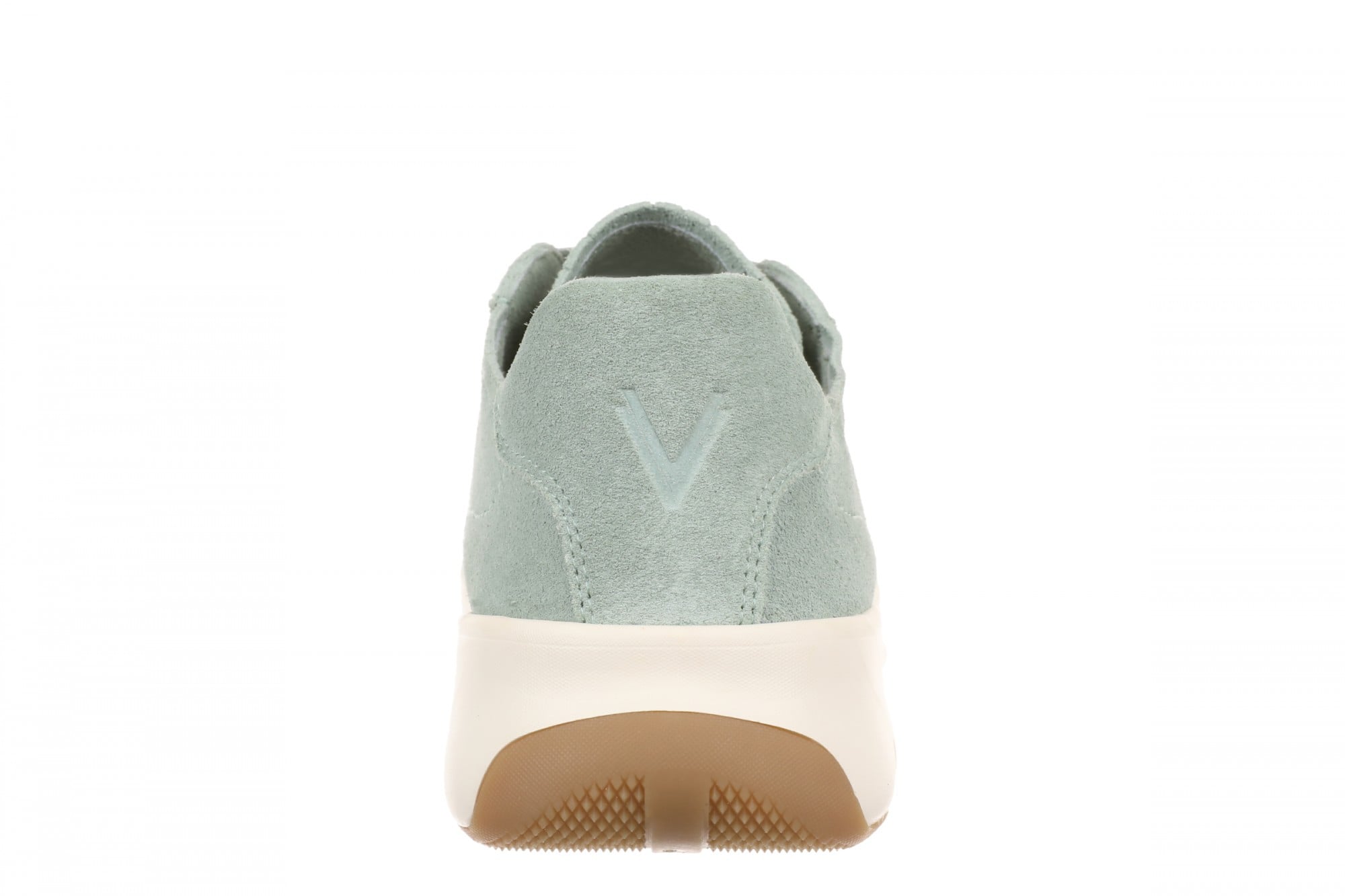 Vionic Uptown Sneaker - Women's Orthotic Arch Support Comfort Lace-Up Shoes - Iceberg Green - Back
