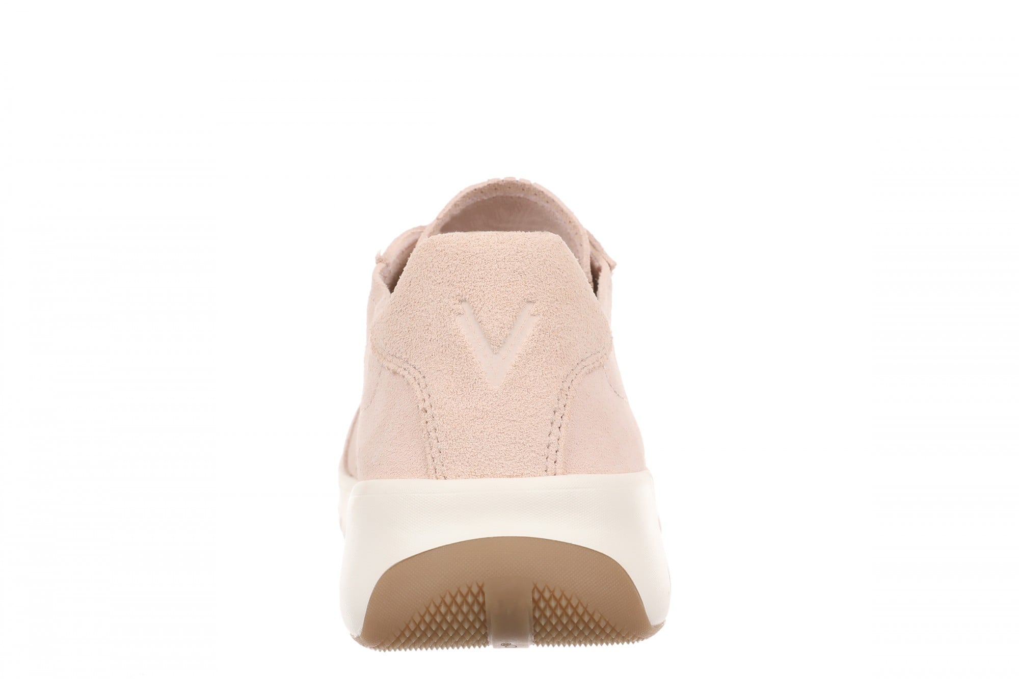 Vionic Uptown Sneaker - Women's Orthotic Arch Support Comfort Lace-Up Shoes - Cameo Rose - Back