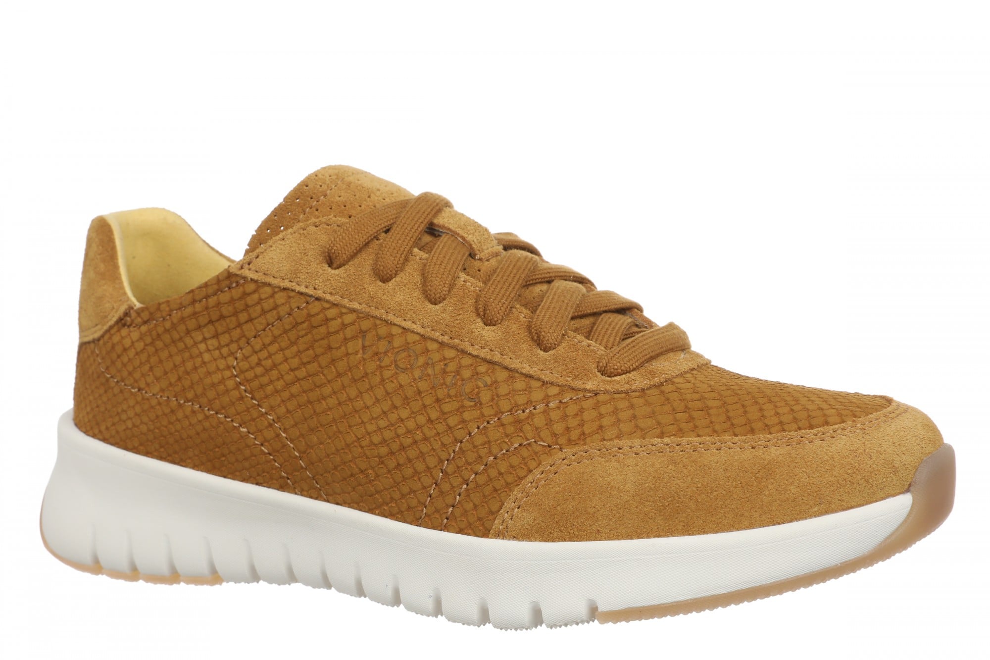 Vionic Uptown Sneaker - Women's Orthotic Arch Support Comfort Lace-Up Shoes in Gold