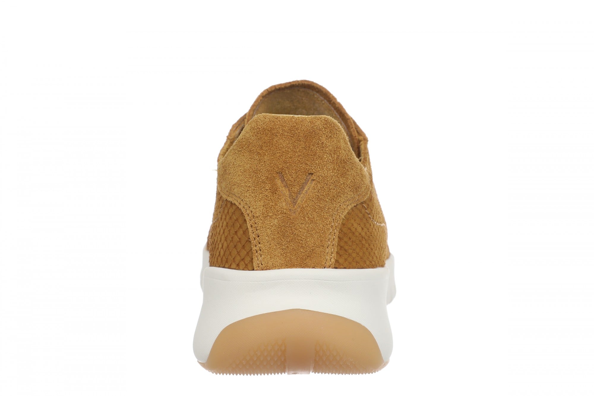Vionic Uptown Sneaker - Women's Orthotic Arch Support Comfort Lace-Up Shoes - Golden Brown - Back