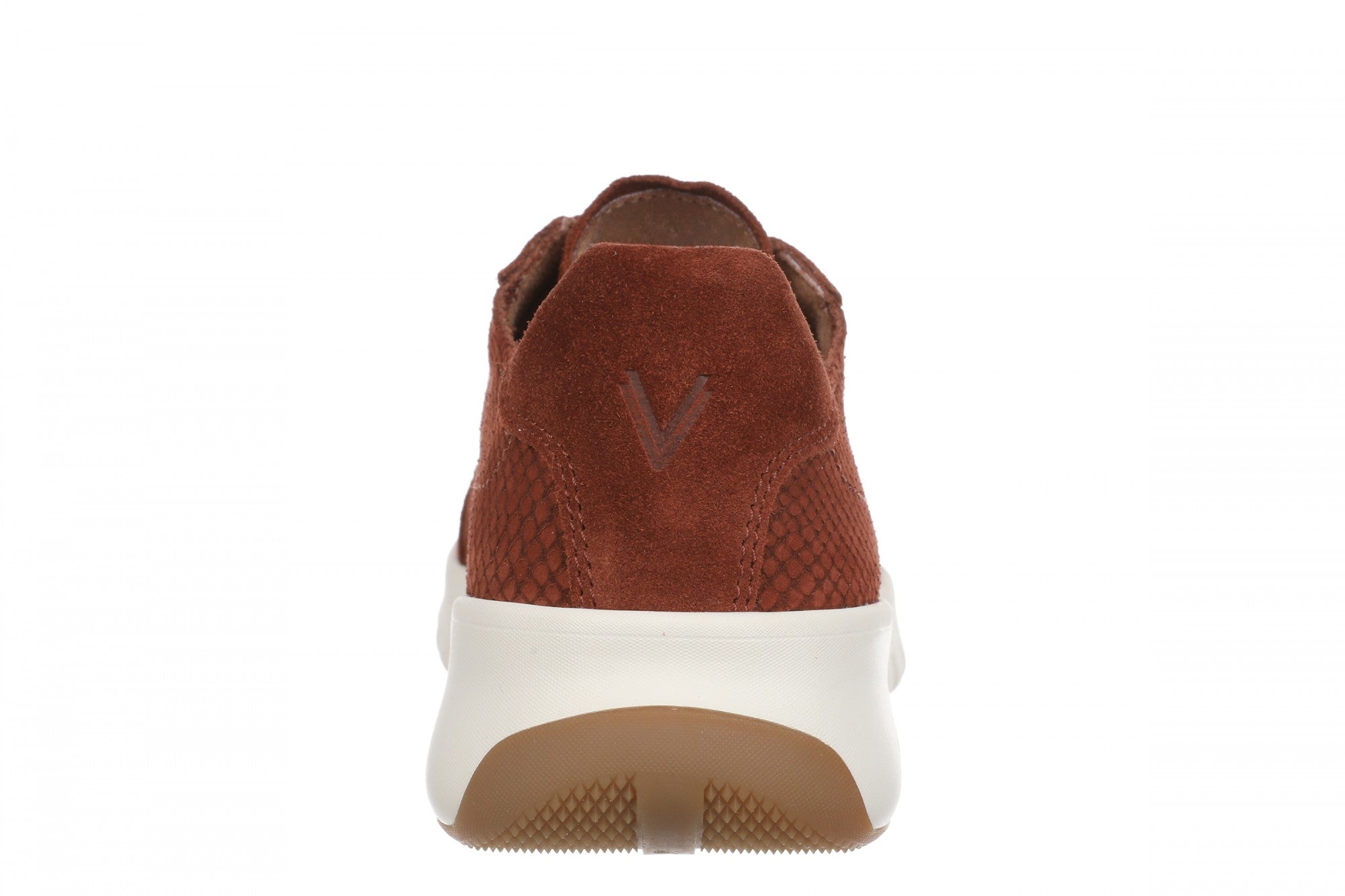 Vionic Uptown Sneaker - Women's Orthotic Arch Support Comfort Lace-Up Shoes - Baked Clay - Back