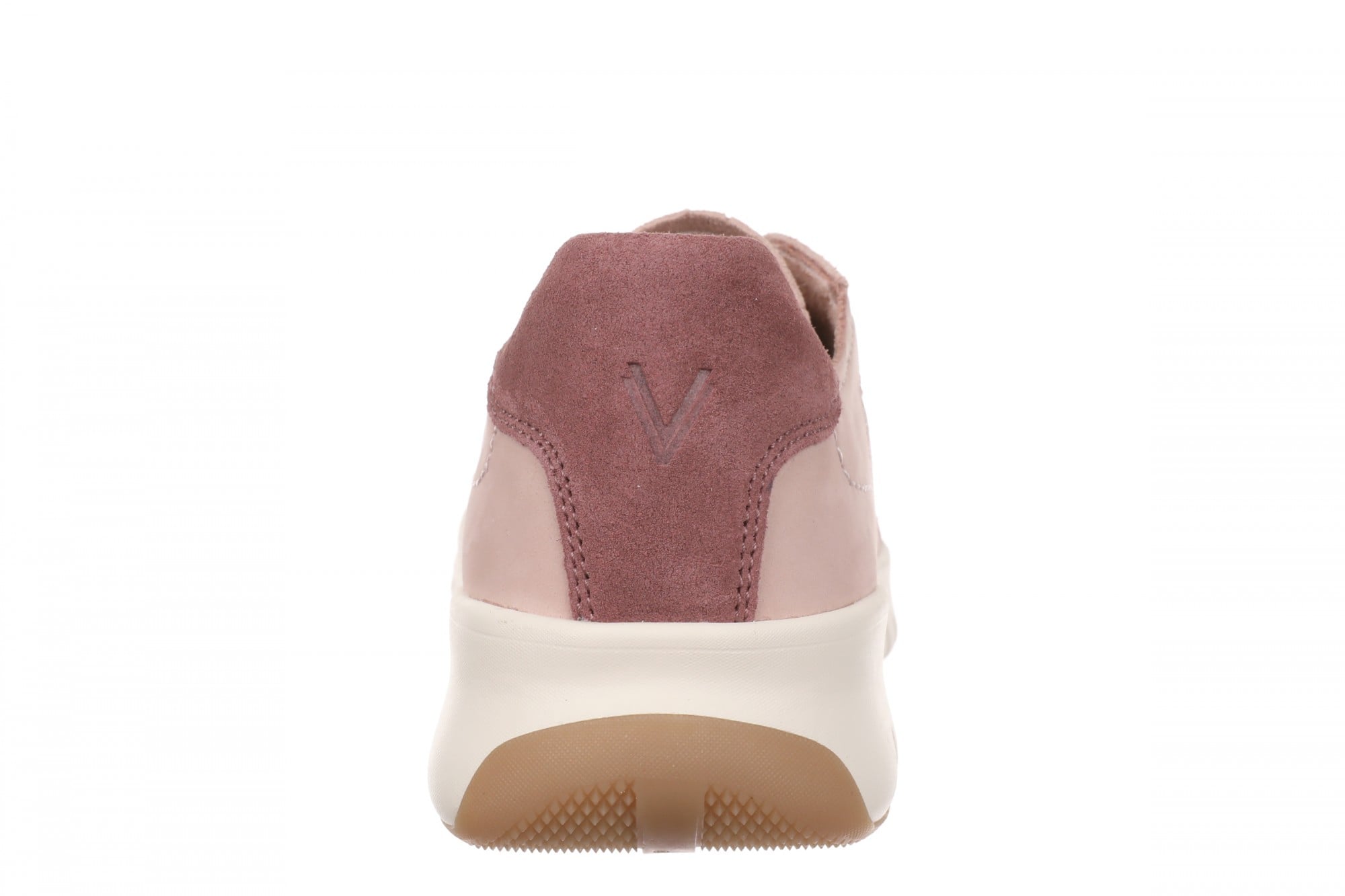Vionic Uptown Sneaker - Women's Orthotic Arch Support Comfort Lace-Up Shoes - Misty Rose - Back