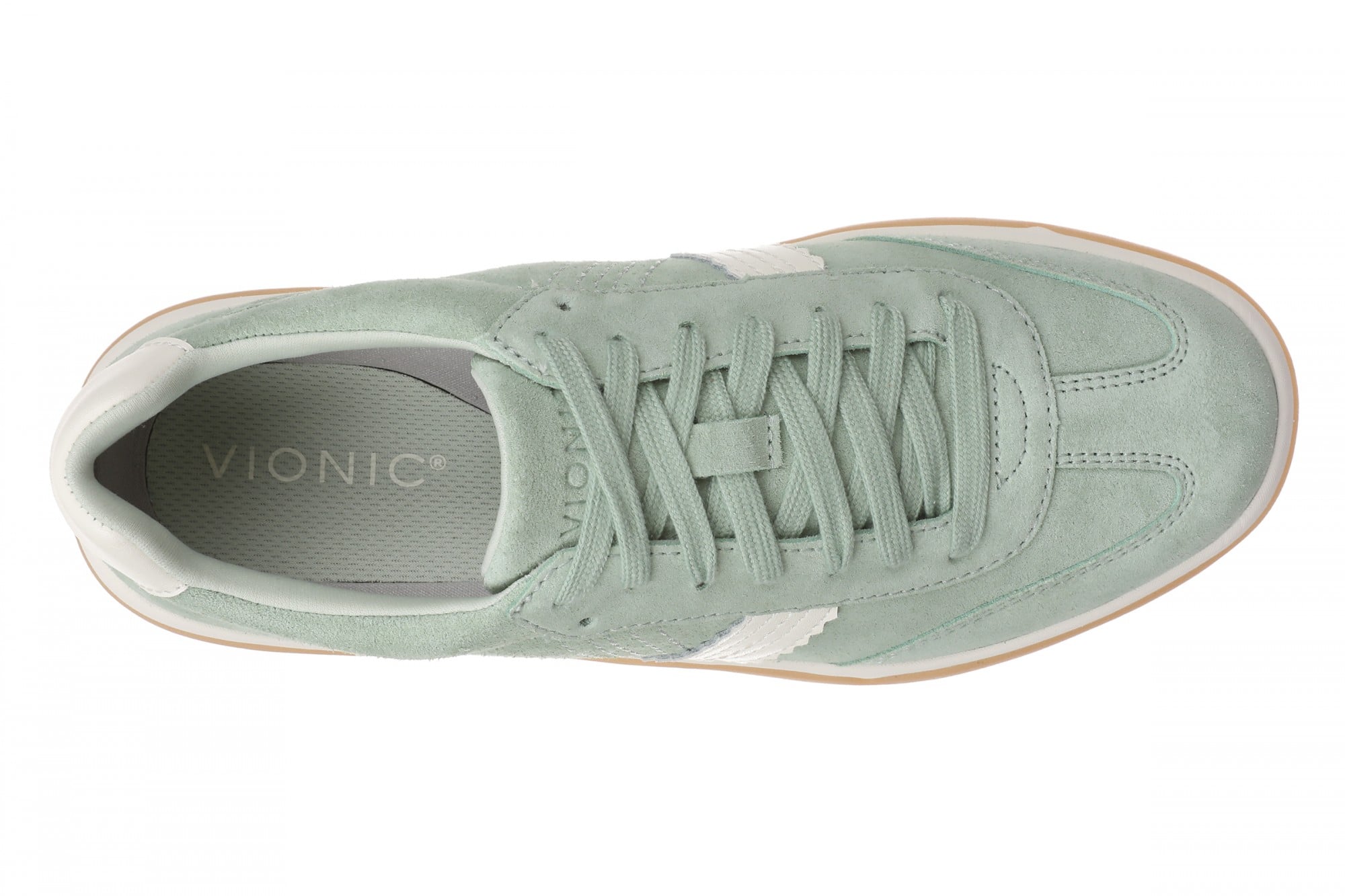 Vionic City Walk Women's Orthotic Arch Support Comfort Walking Sneaker - Basil - Top