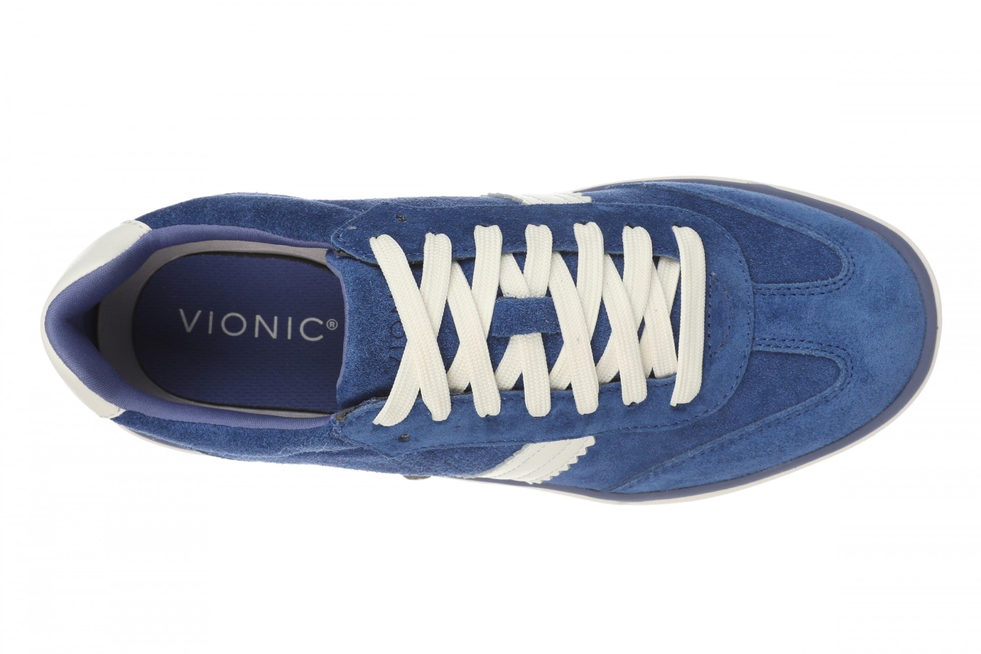 Vionic City Walk Women's Orthotic Arch Support Comfort Walking Sneaker - Mazarine Blue - Top