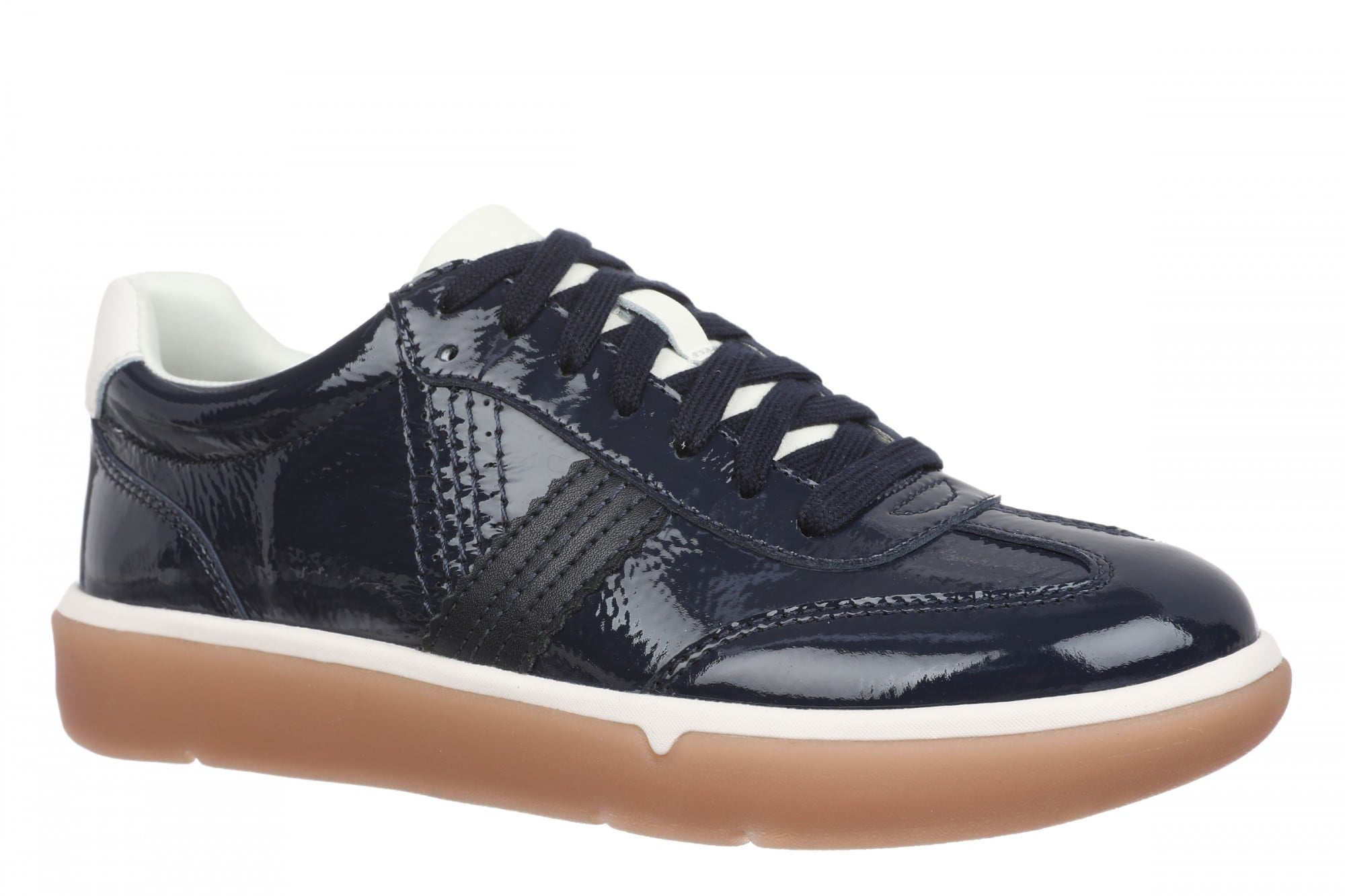 Vionic City Walk Women's Orthotic Arch Support Comfort Walking Sneaker - Navy Blazer - Angle main