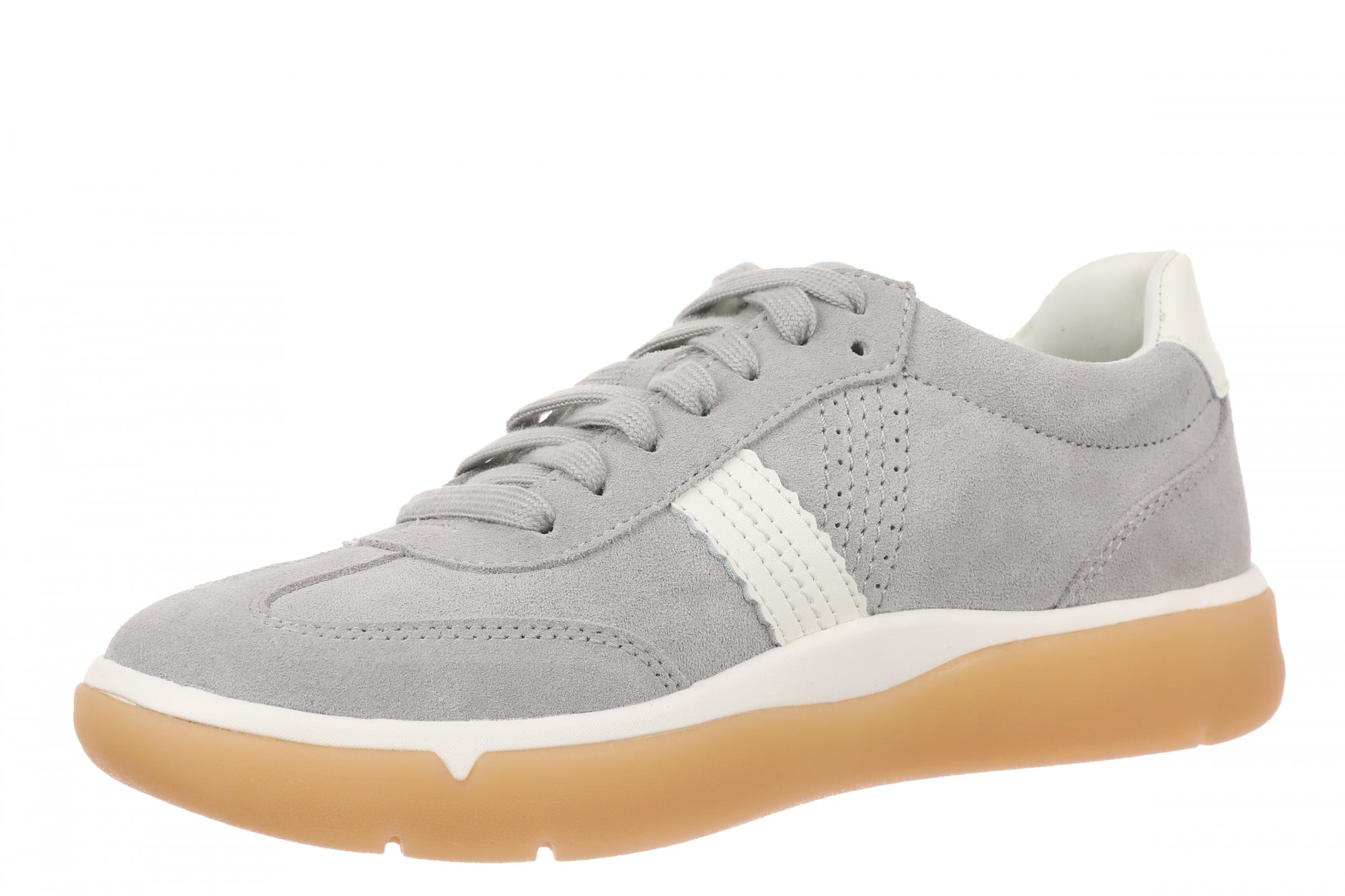 Vionic City Walk Women's Orthotic Arch Support Comfort Walking Sneaker - Paloma Grey - Left angle