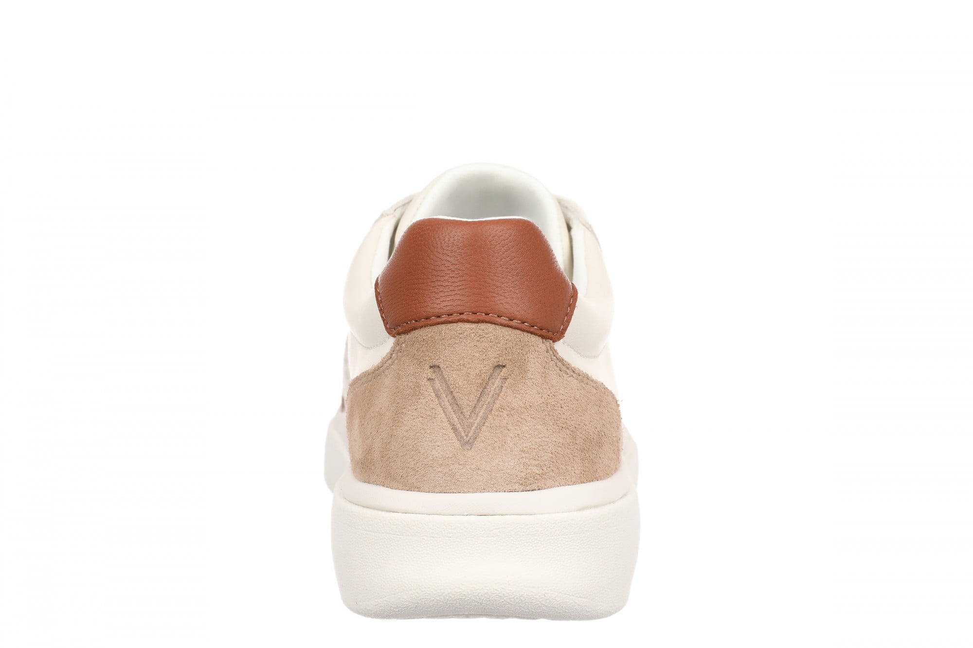 Vionic City Walk Women's Orthotic Arch Support Comfort Walking Sneaker - Cream Multi - Back