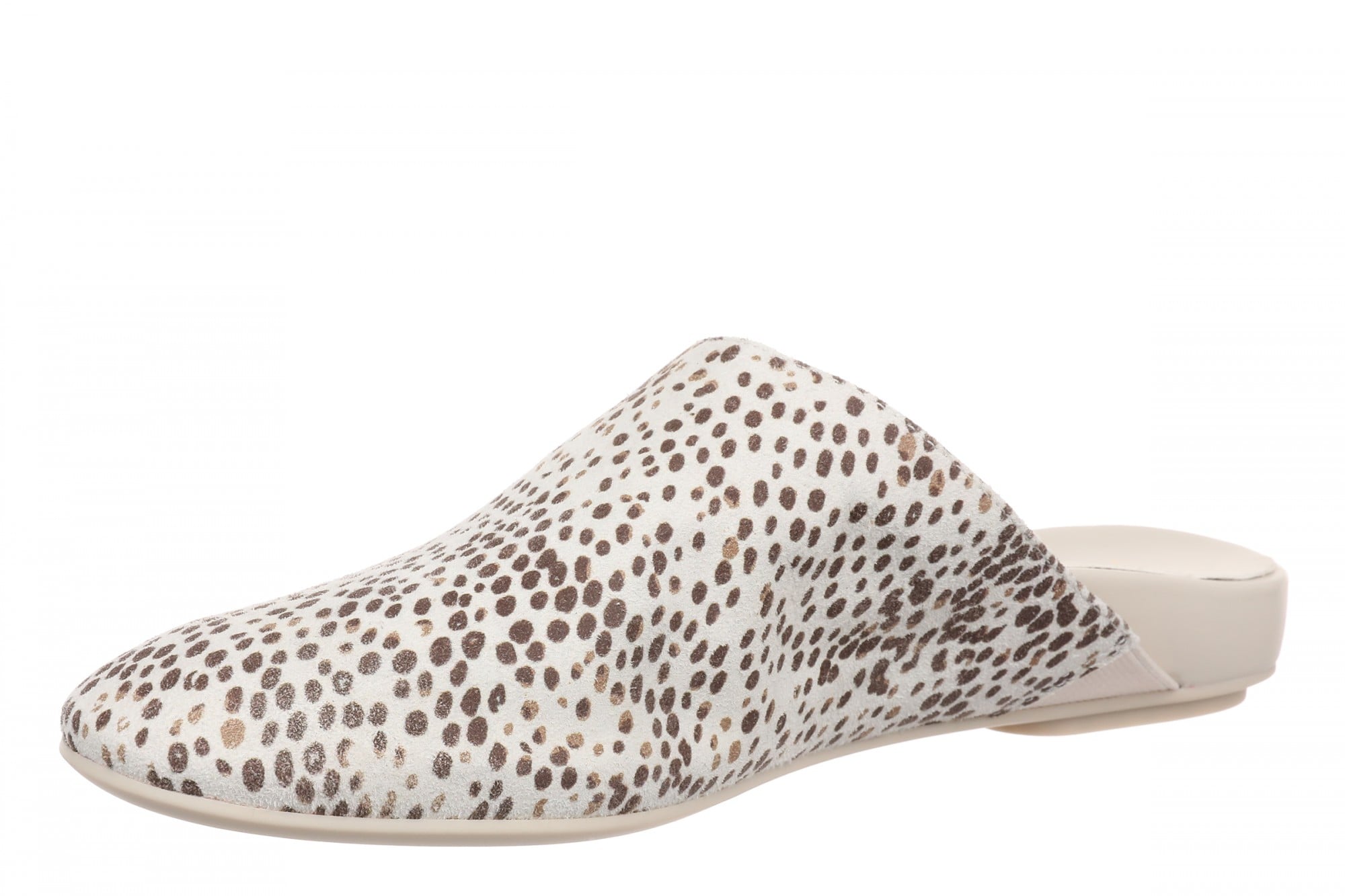 Vionic Opal Women's Orthotic Arch Support Comfort Slip-On Mule - Cream Multi - Left angle