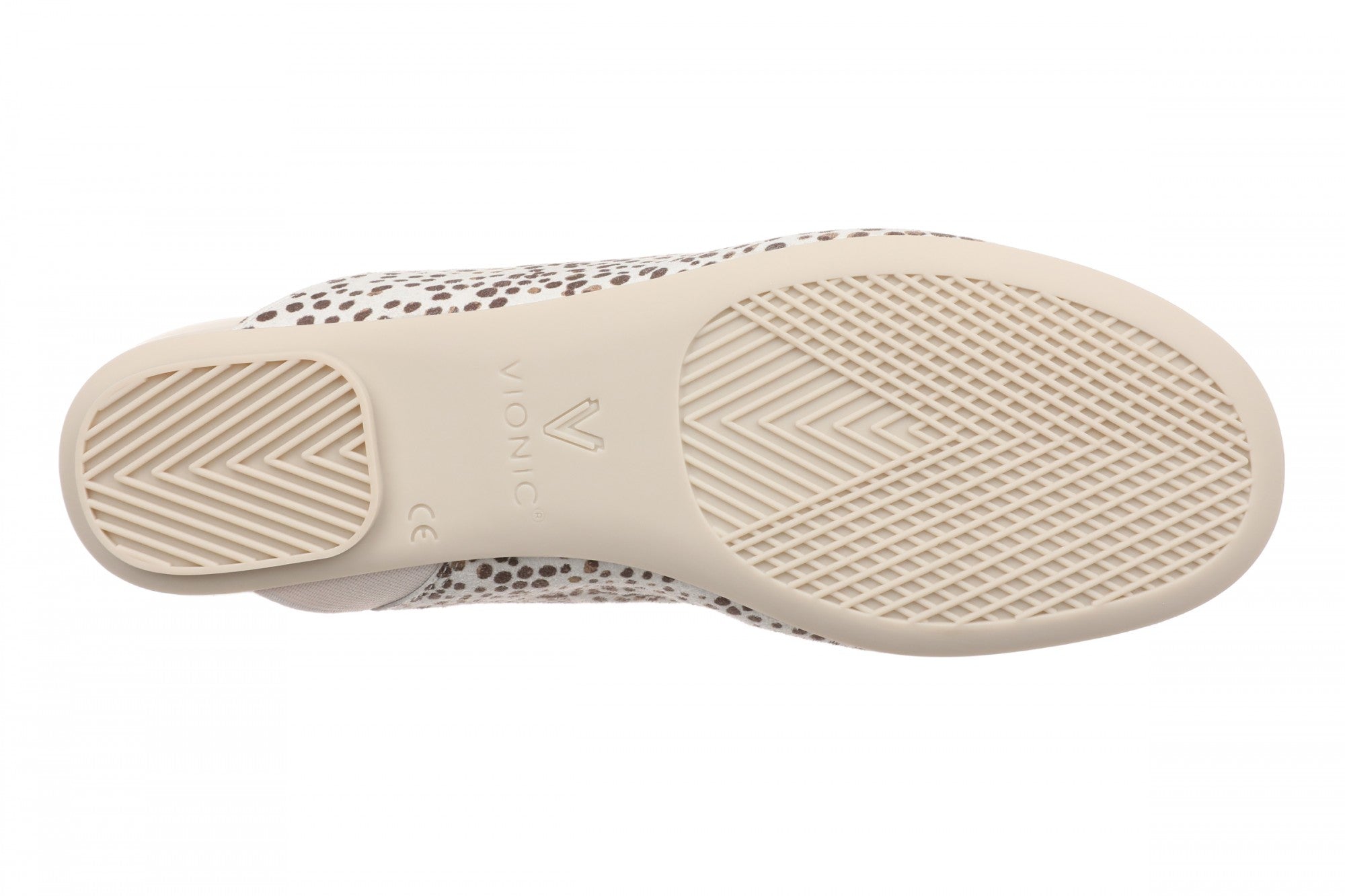 Vionic Opal Women's Orthotic Arch Support Comfort Slip-On Mule - Cream Multi - Bottom
