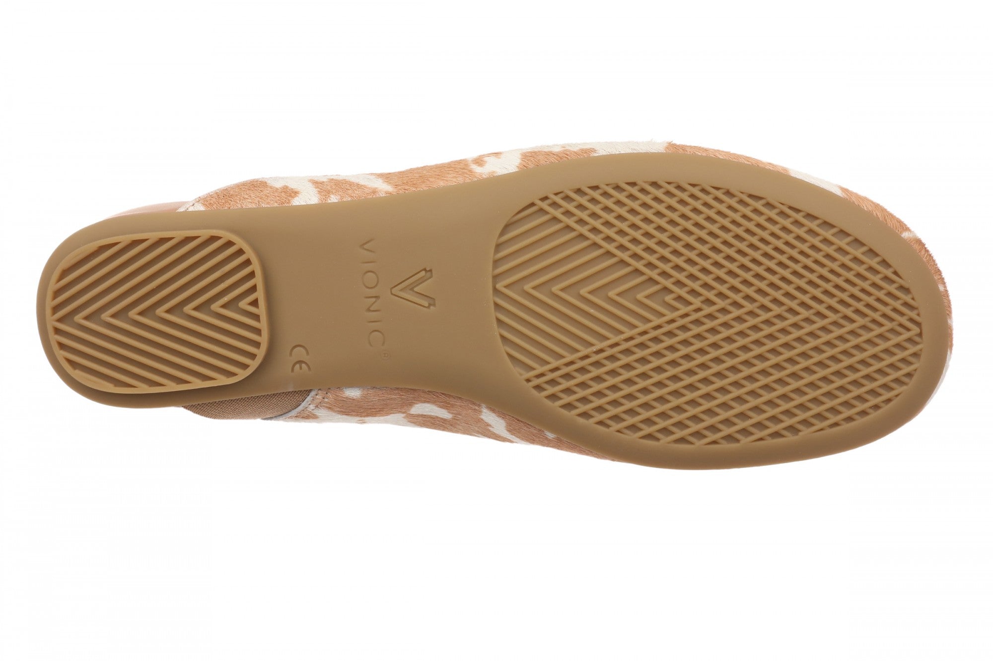 Vionic Opal Women's Orthotic Arch Support Comfort Slip-On Mule - Brown Multi - Bottom