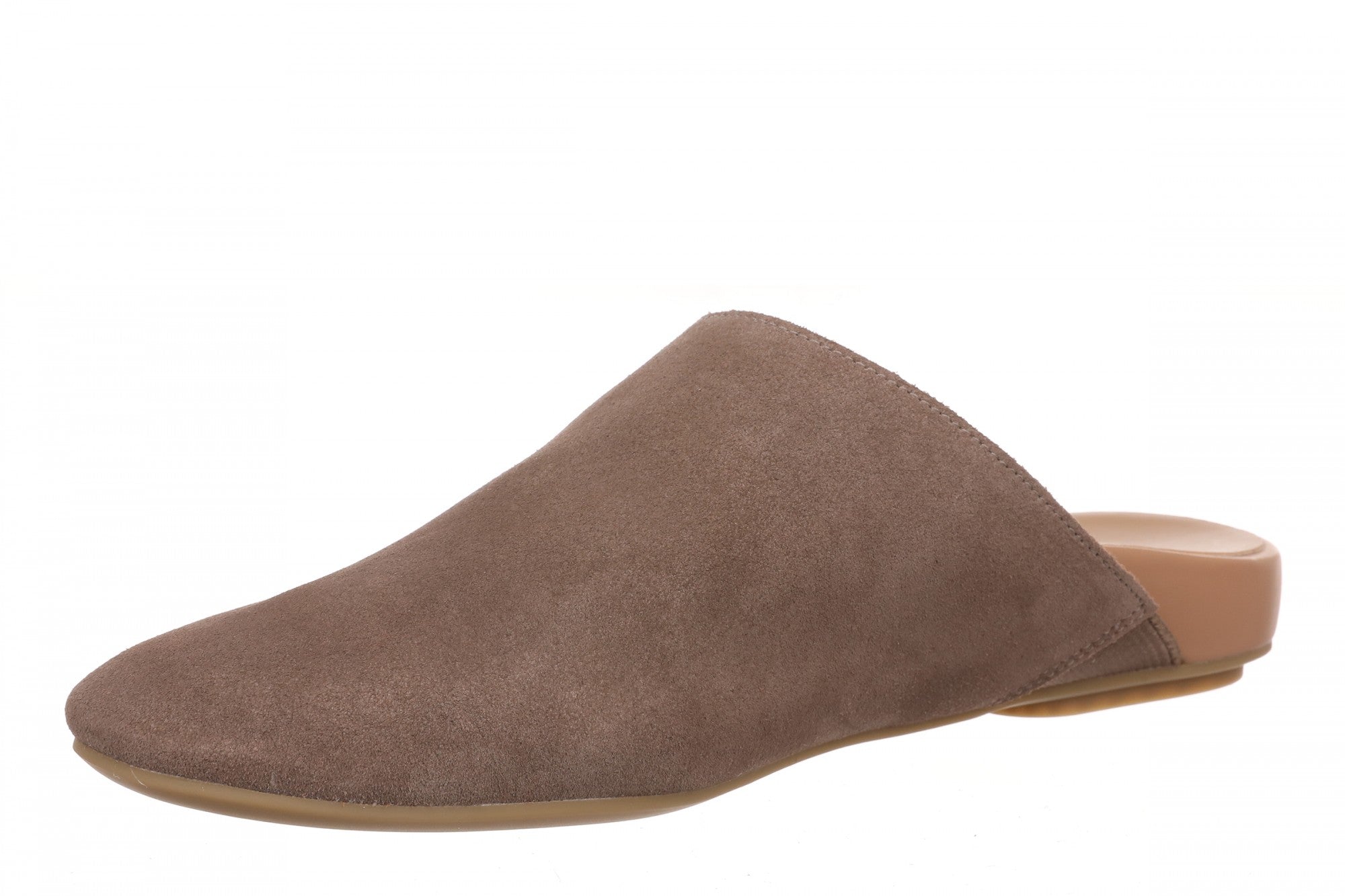 Vionic Opal Women's Orthotic Arch Support Comfort Slip-On Mule - Driftwood - Left angle